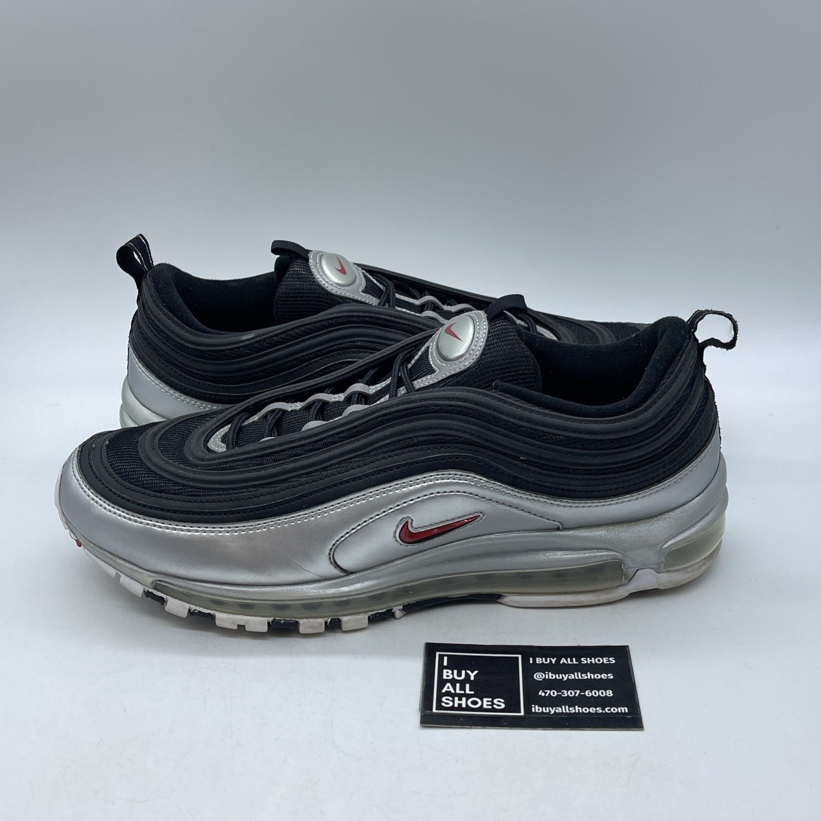 Size 13 - Nike Air Max 97 QS B-Sides Metallic Silver (AT5458-001)