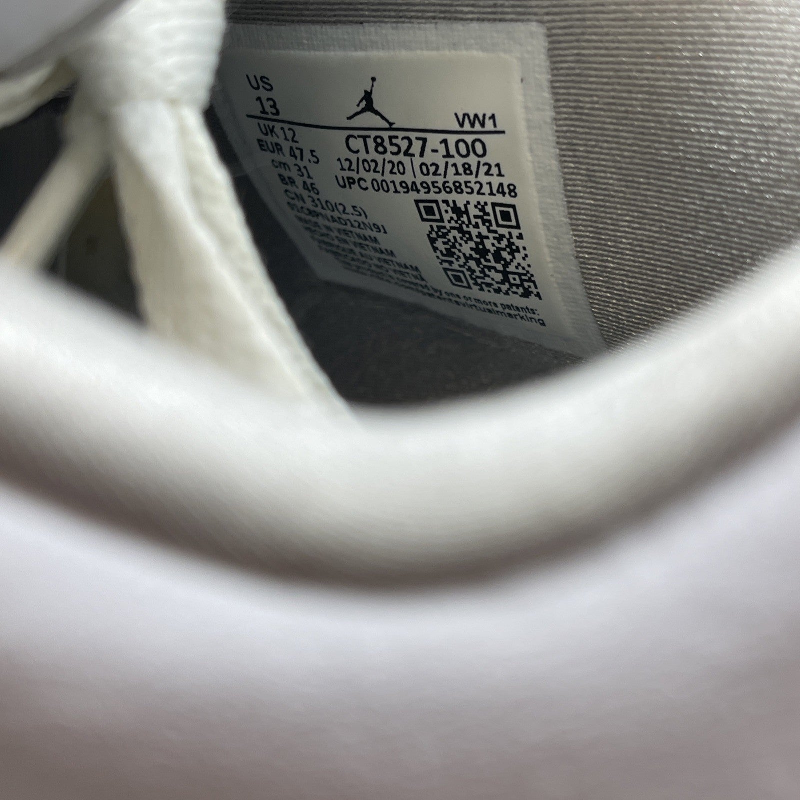 Size 13 - Air Jordan 4 Retro Mid White Oreo (CT8527-100)