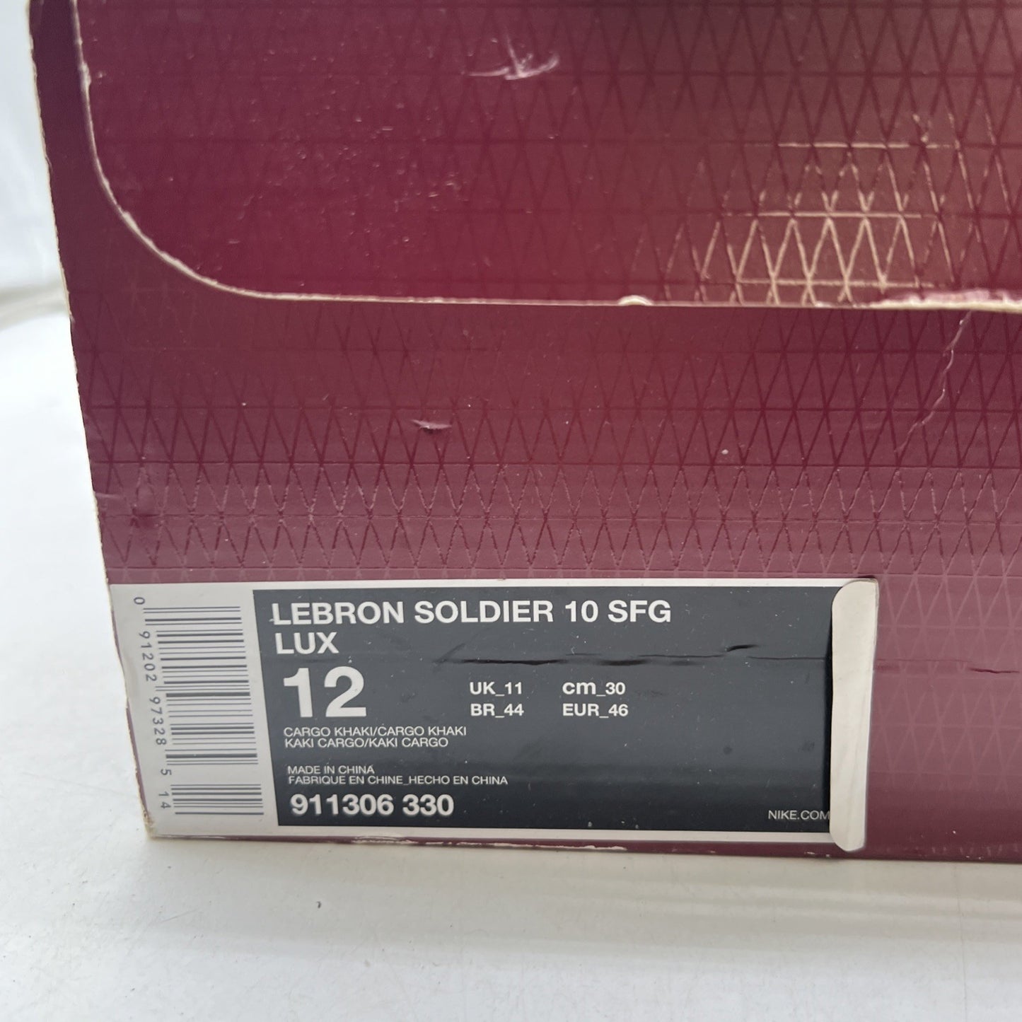 Size 12 - Nike LeBron Soldier 10 SFG LUX Cargo Khaki (911306-330)