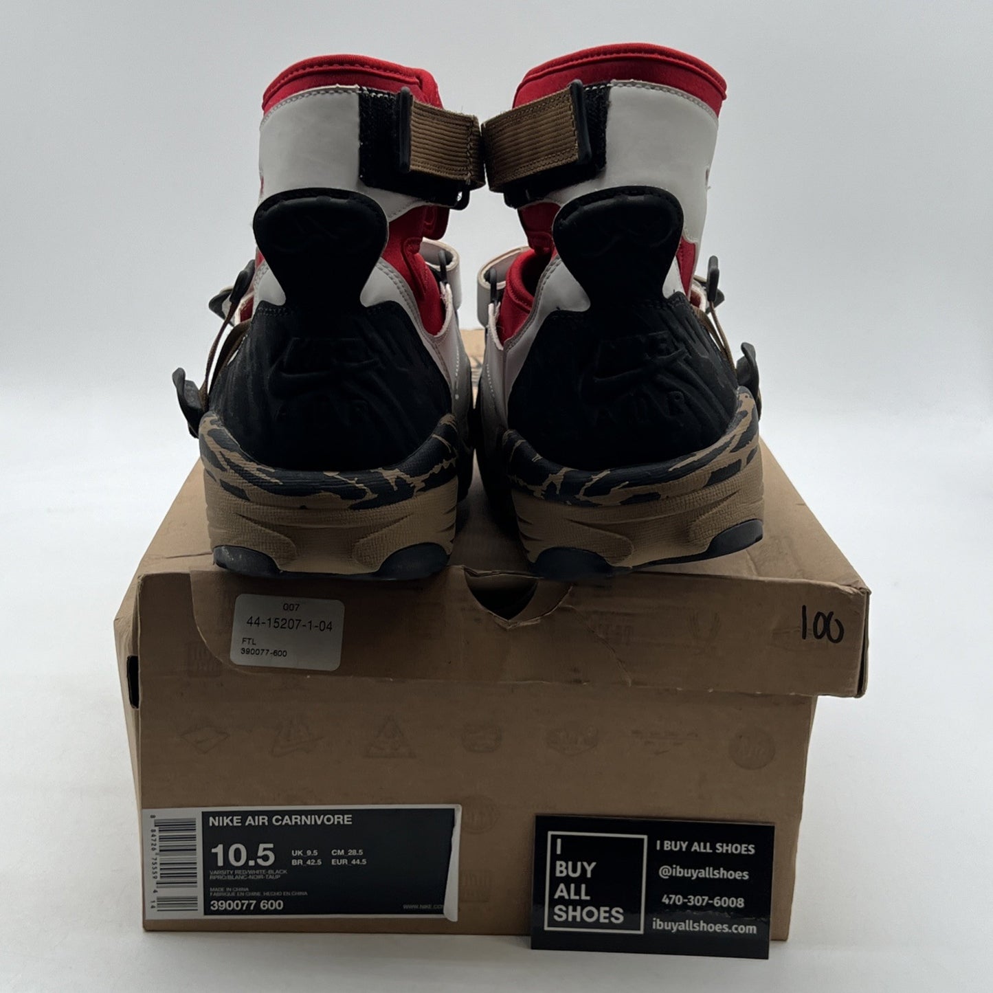 Size 10.5 - Nike Air Carnivore Le Red (390077-600)