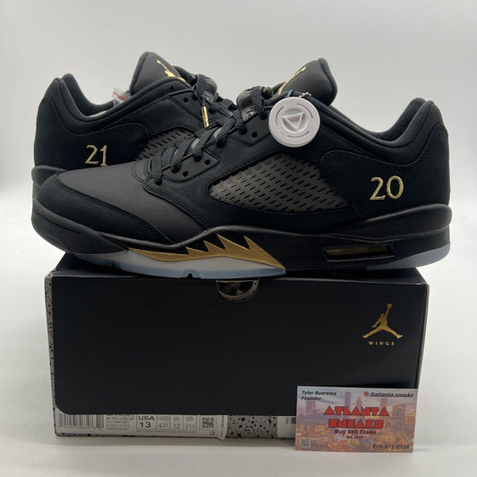 Size 13 - Air Jordan 5 Retro Wings Low Class of 2020-21 (DJ1094-001)
