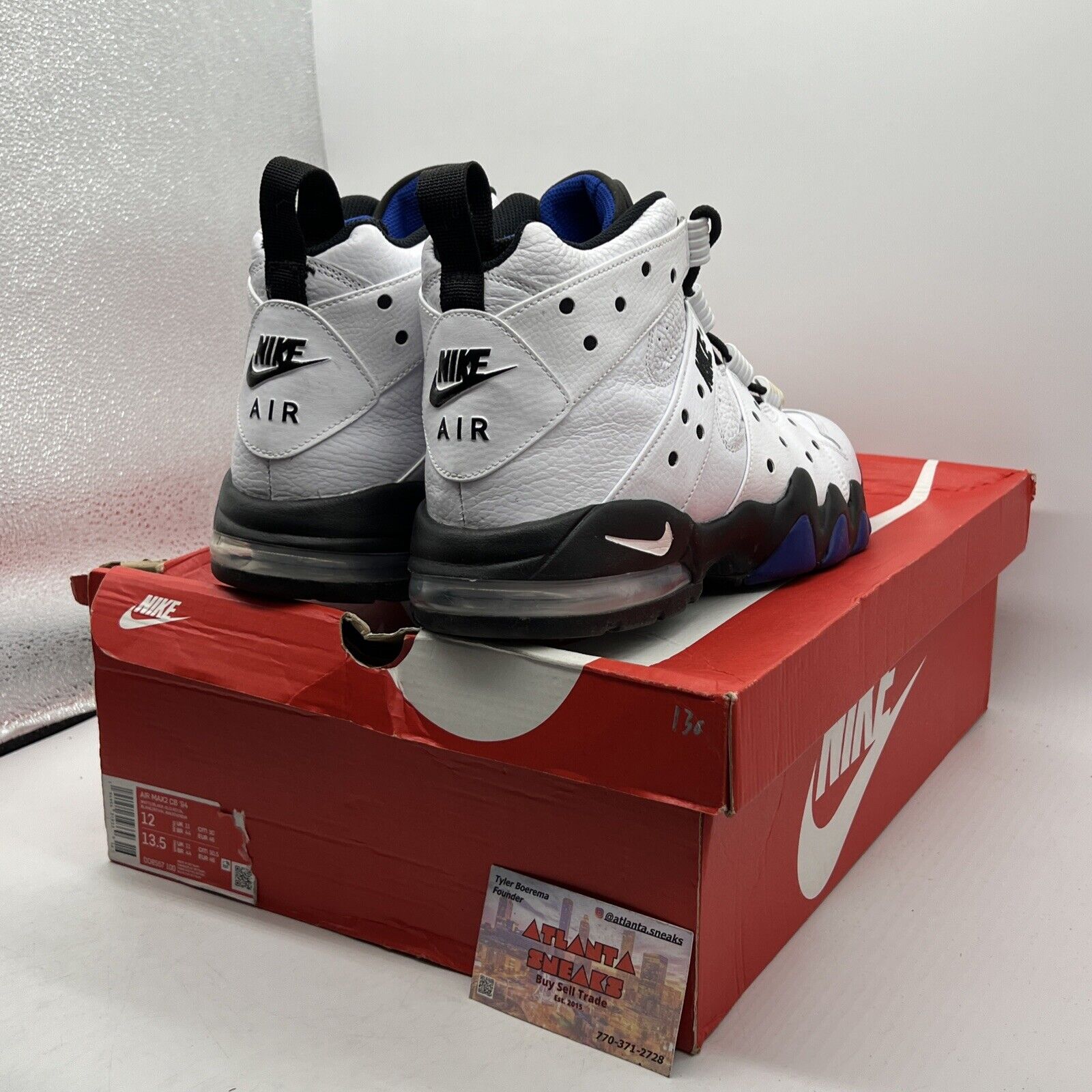 Size 12 - Nike Air Max 2 CB 94 Retro 2021 White Varsity Purple (DD8557-100)