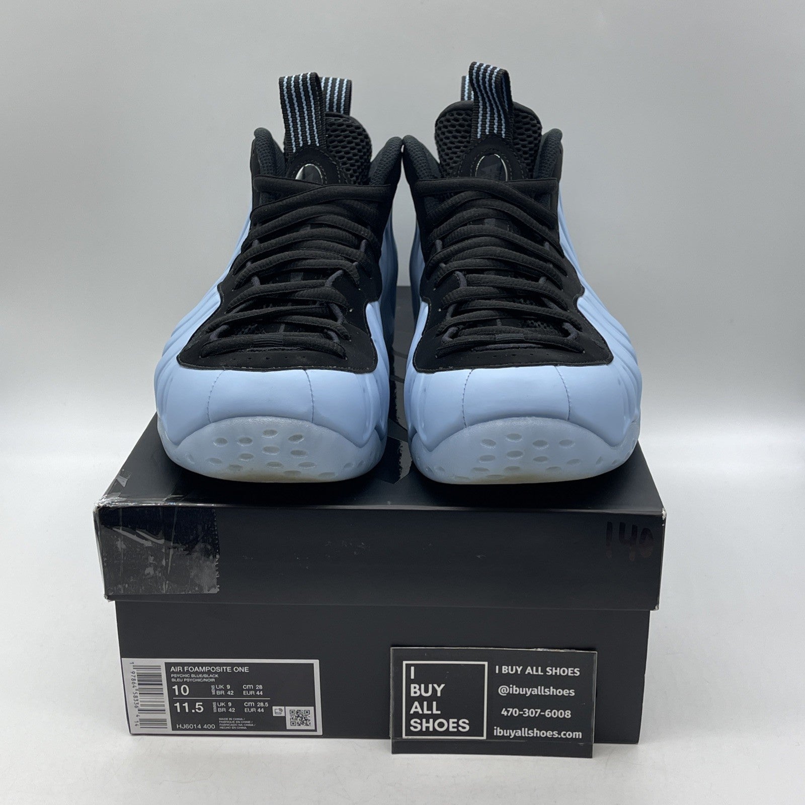 Size 10 - Nike Air Foamposite One Psychic Blue (HJ6014-400)