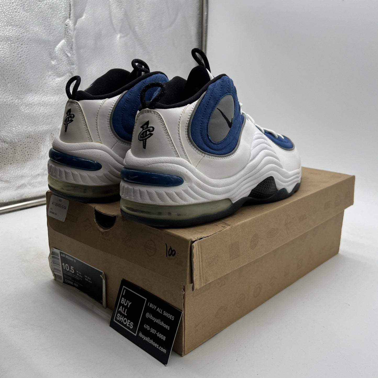 Size 10.5 - Nike Air Penny 2 2009 Atlantic Blue (333886-401)