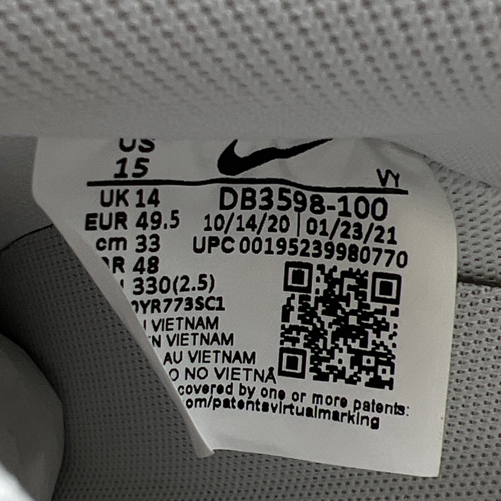Size 15 - Nike Mayumi Yamase x Air Force 1 Flyleather Earth Day (DB3598-100)