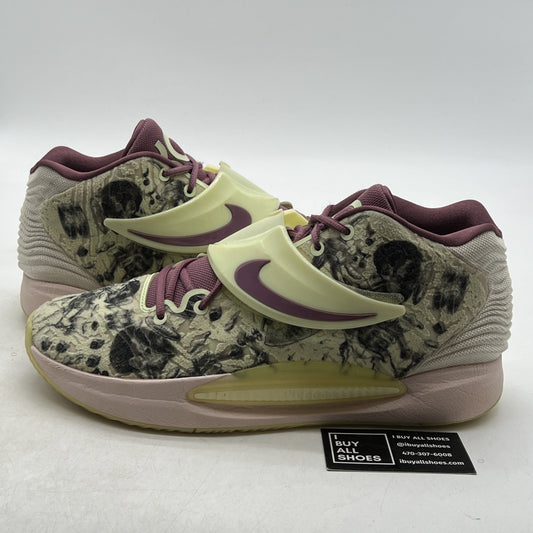 Size 14 - NIKE KD14 KD 14 KEVIN DURANT SURREALISM LIME ICE-MULBERRY (CW3935-300)