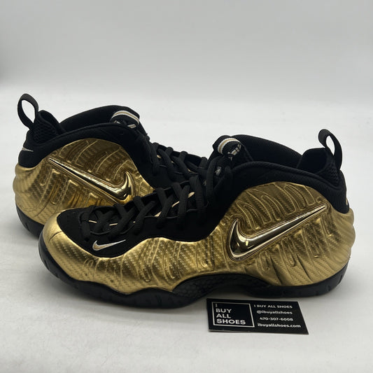 Size 11.5 - Nike Air Foamposite Pro Metallic Gold (624041-701)