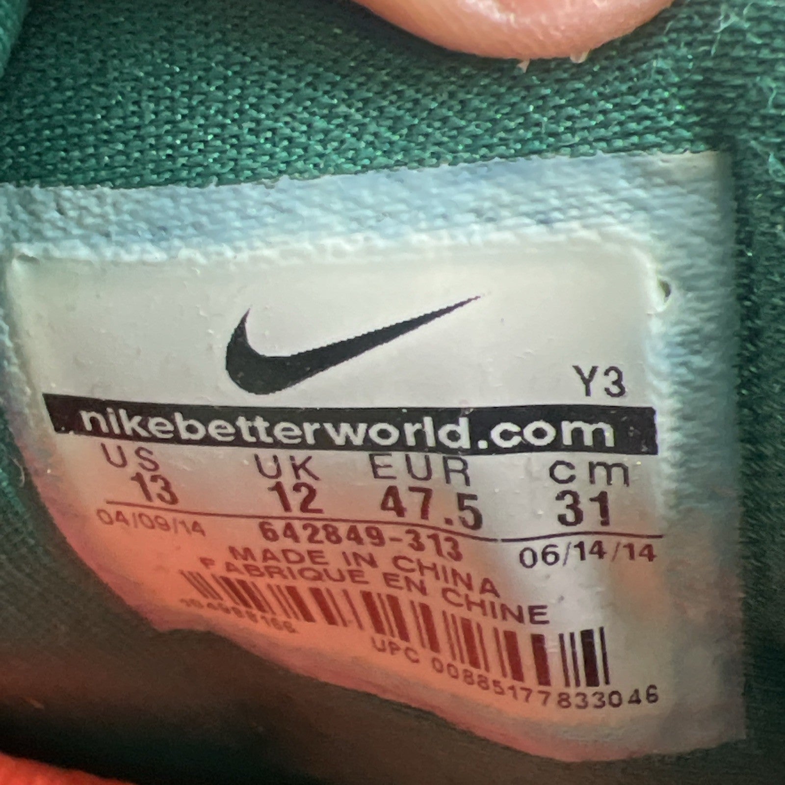 Size 13 - Nike Max LeBron 11 Low Biscayne (642849-313)