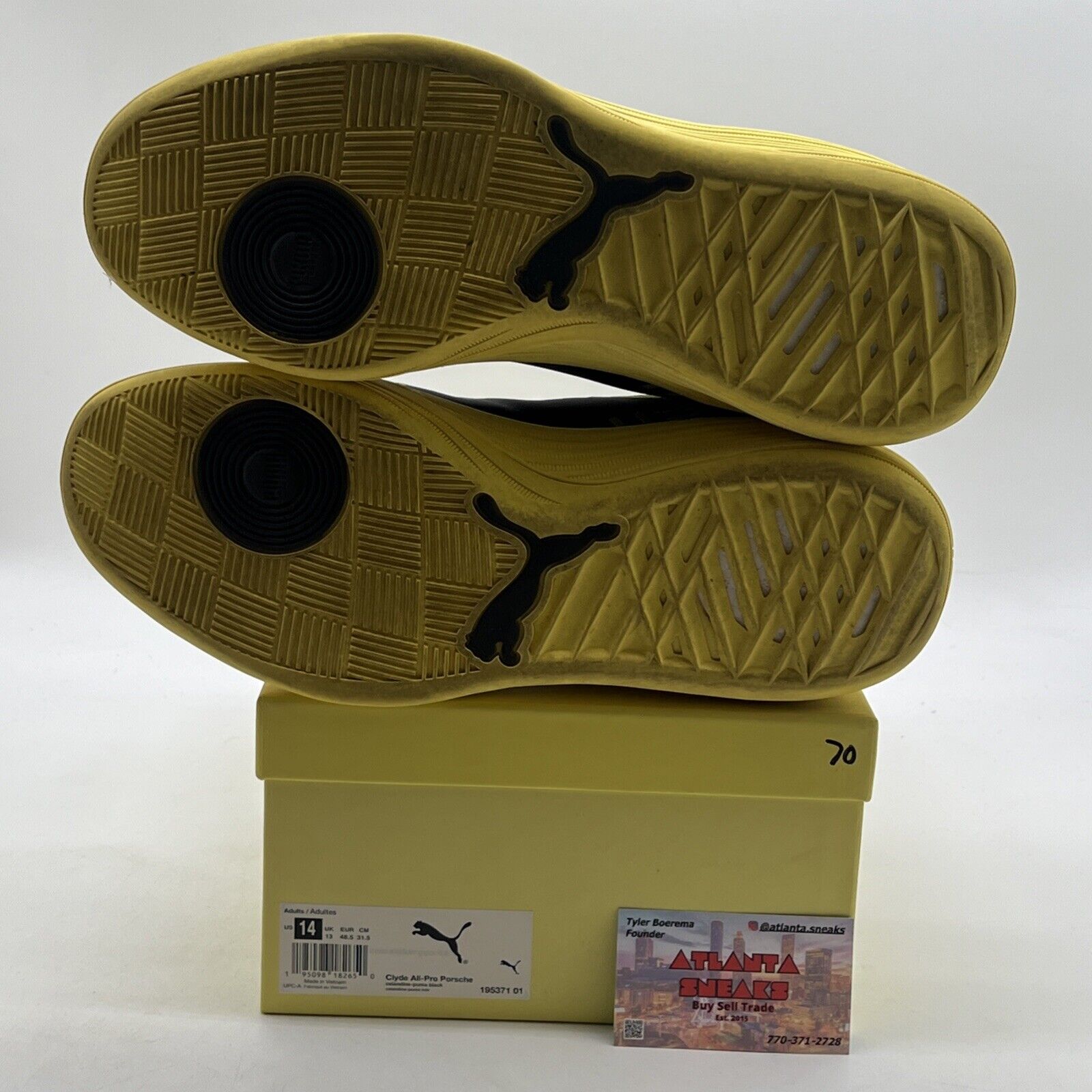 Size 14 - PUMA Porsche Legacy x Clyde All-Pro Celandine (195371-01)