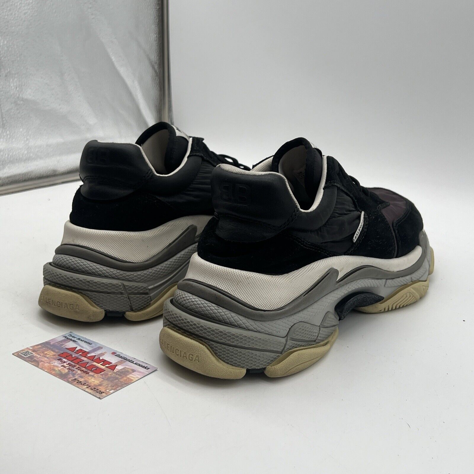 Size 12 - Balenciaga Triple S Sneaker Bordeaux Black