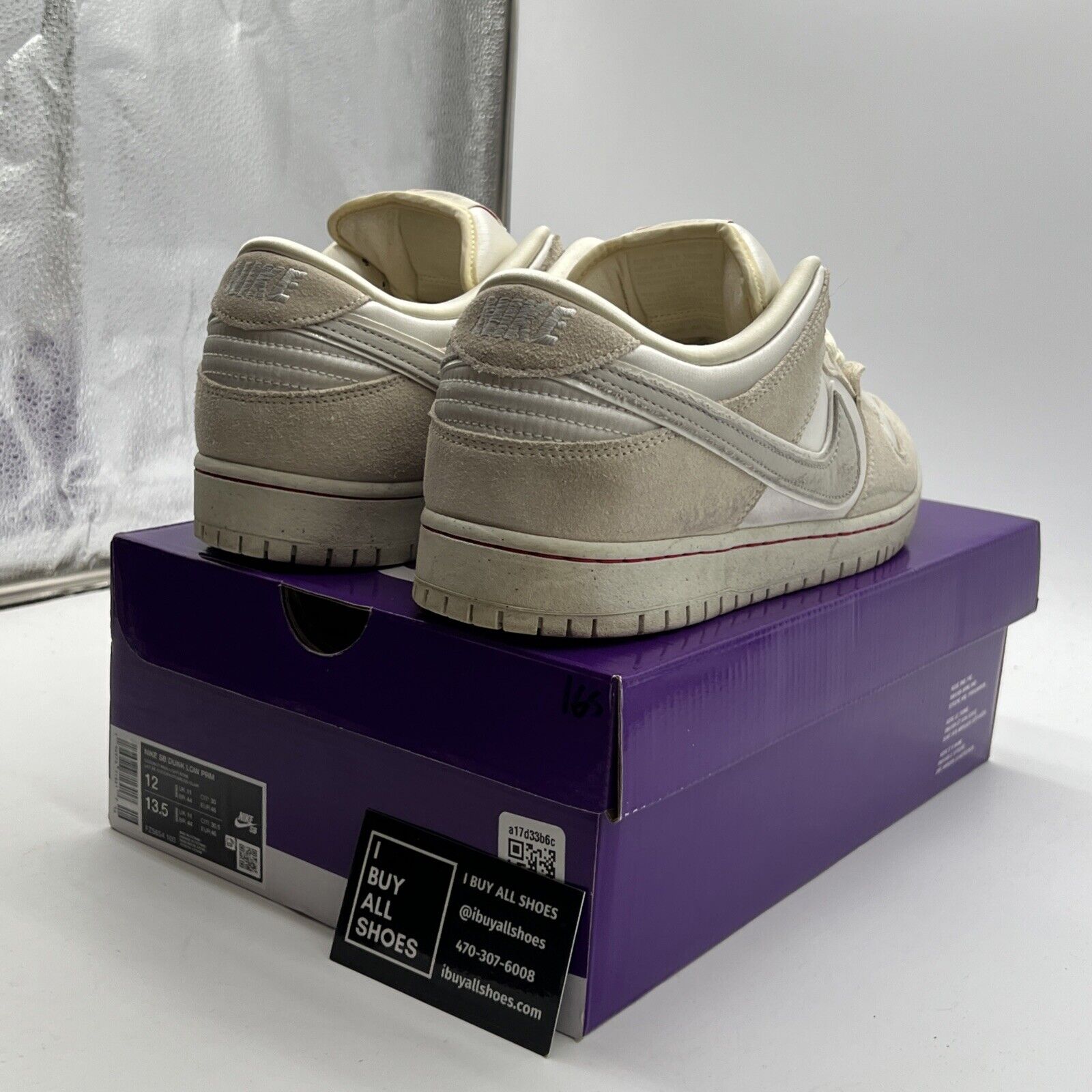 Size 12 - Nike Dunk Premium SB Low City of Love Collection - Light Bone