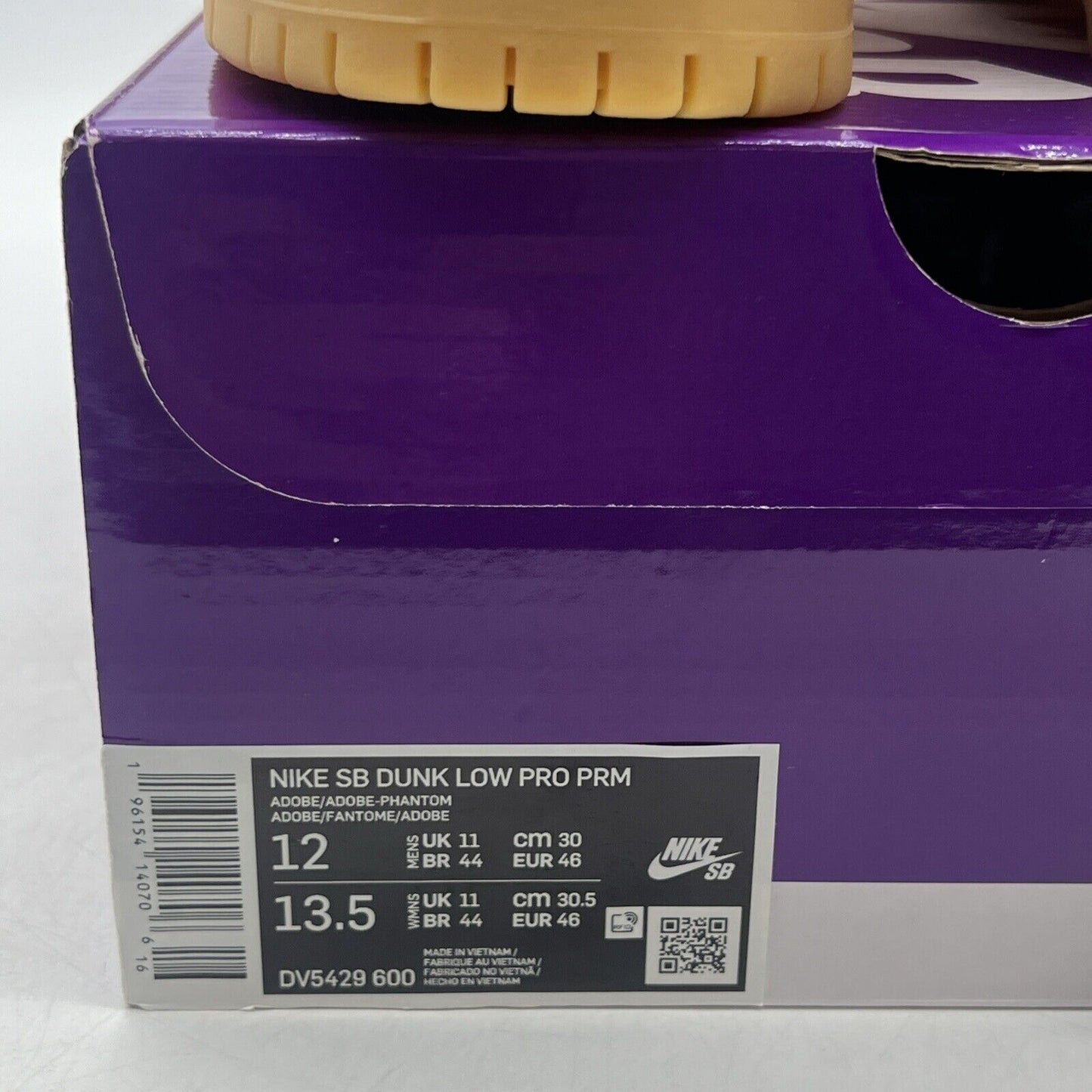 Size 12 - Nike Dunk Low SB Adobe 2023 Suede Gum (DV5429-600)