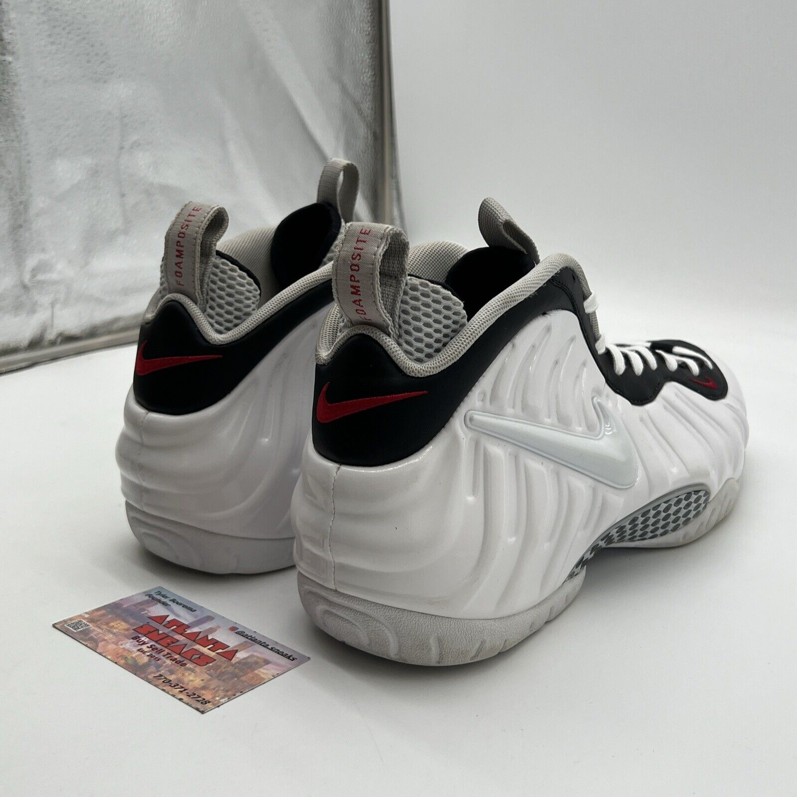 Size 11 - Nike Air Foamposite Pro Chrome White (624041-103)