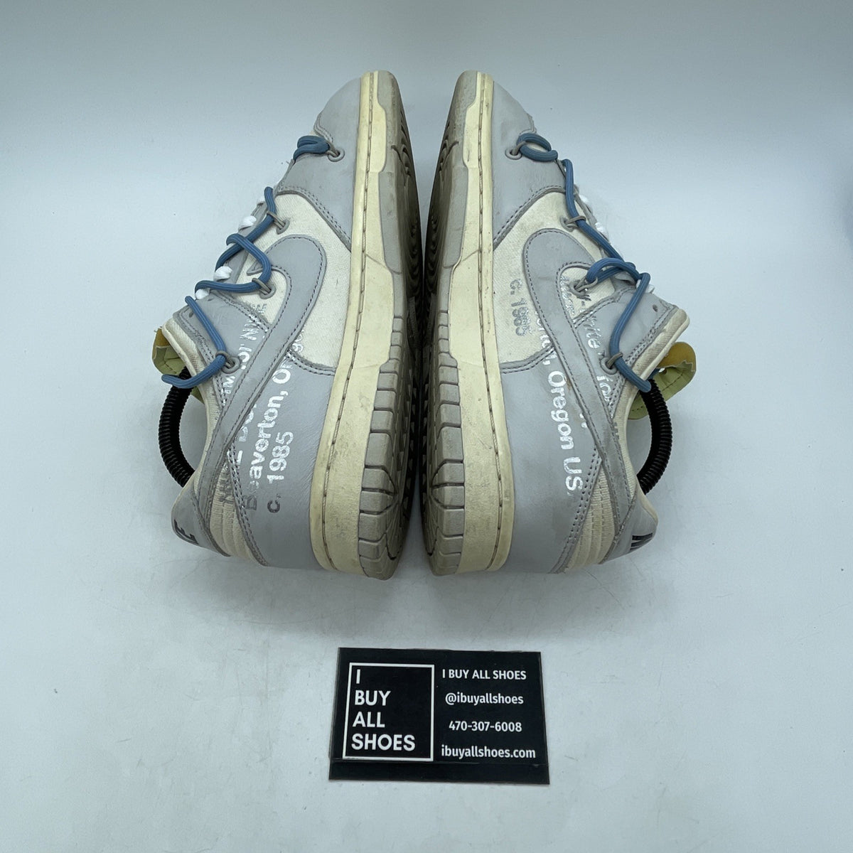 Size 8 - Off-White x Nike Dunk Low Lot 05 of 50 (DM1602-113)