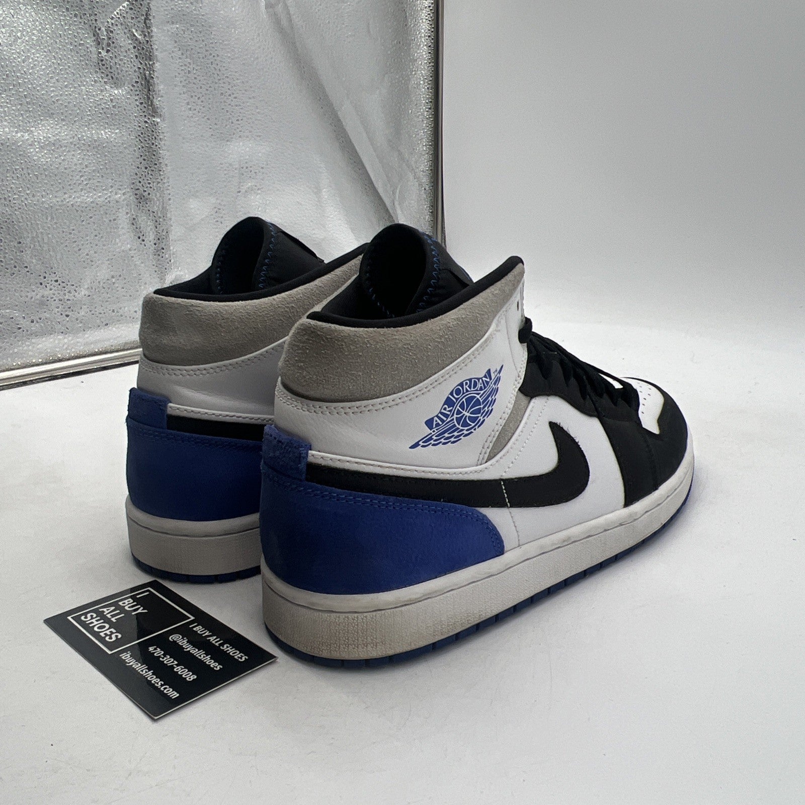 Size 11 - Air Jordan 1 SE Mid Royal Black Toe (852542-102)