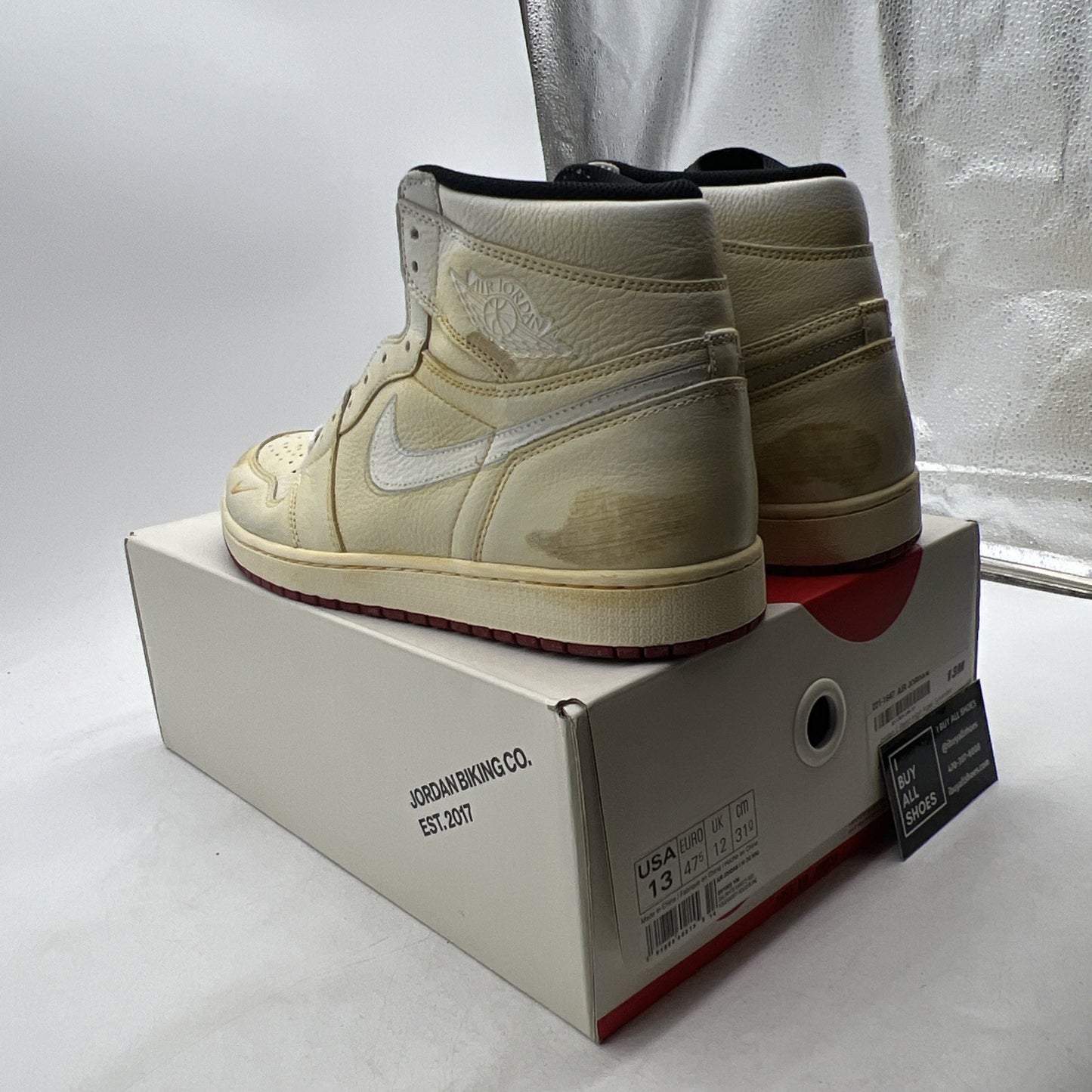 Size 13 - Air Jordan 1 Retro High OG Nigel Sylvester 2018 (BV1803-106)