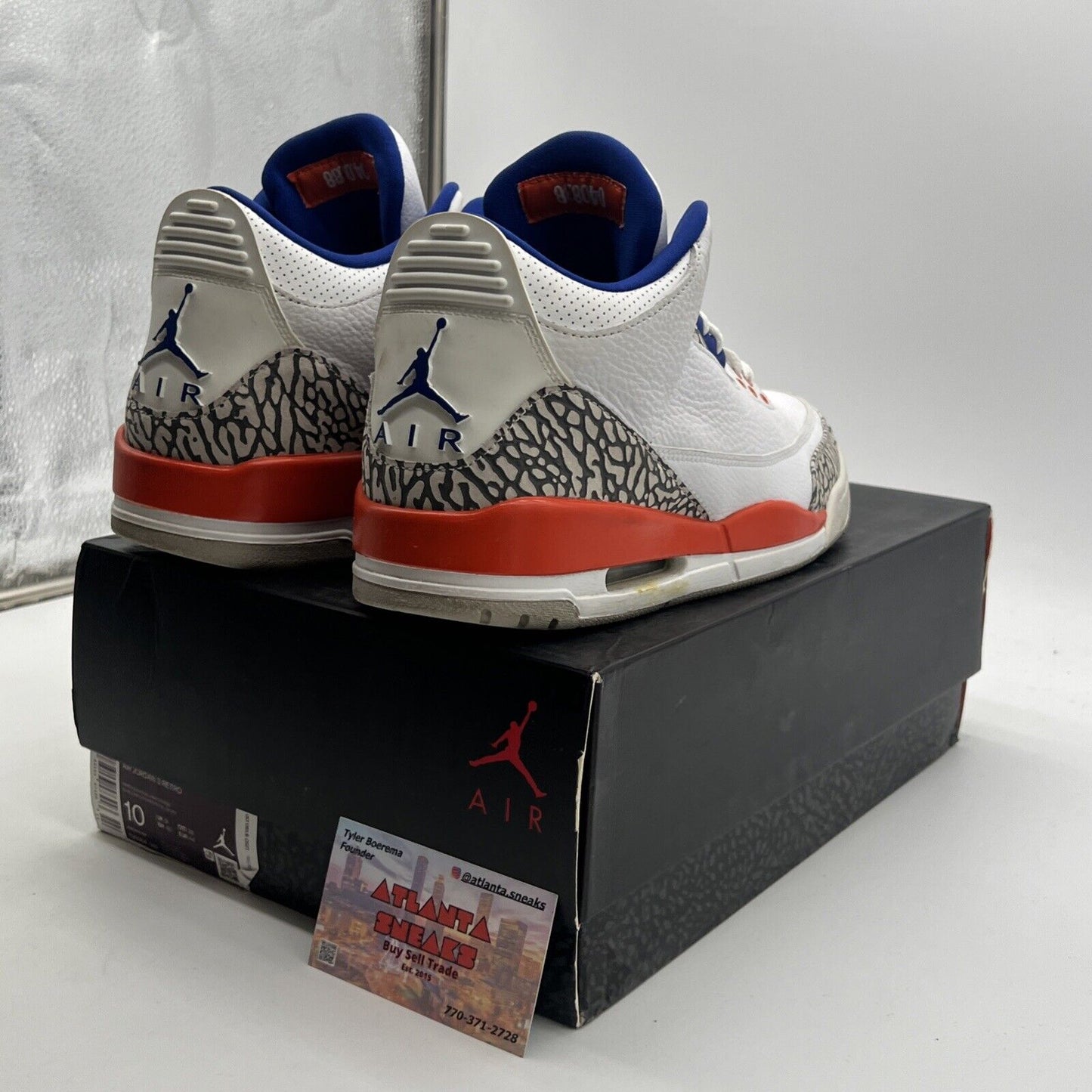 Size 10 - Air Jordan 3 Retro Knicks (136064-148)