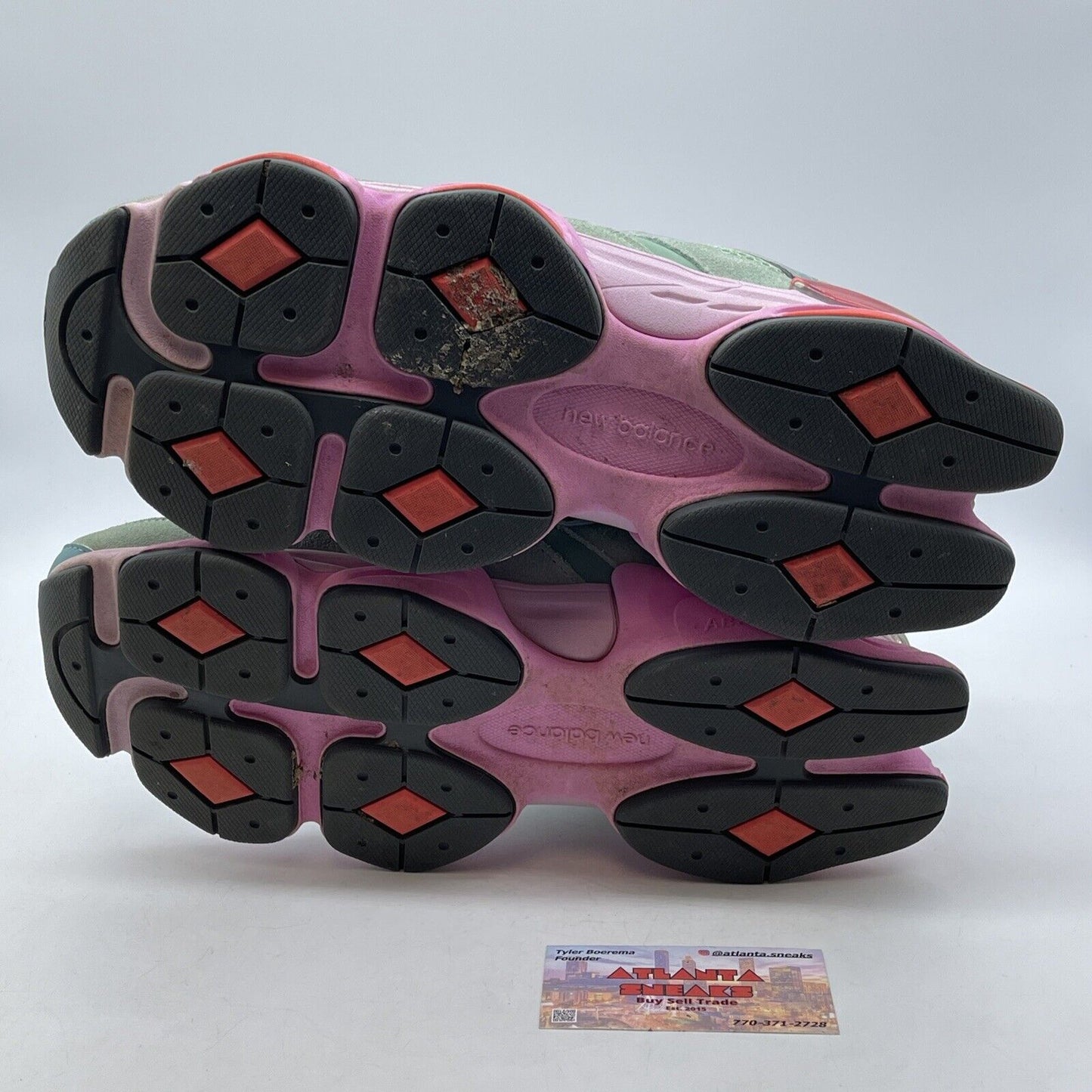 Size 10 - New Balance 9060 Warped Blue Black Pink Purple Red Suede (U9060WRB)
