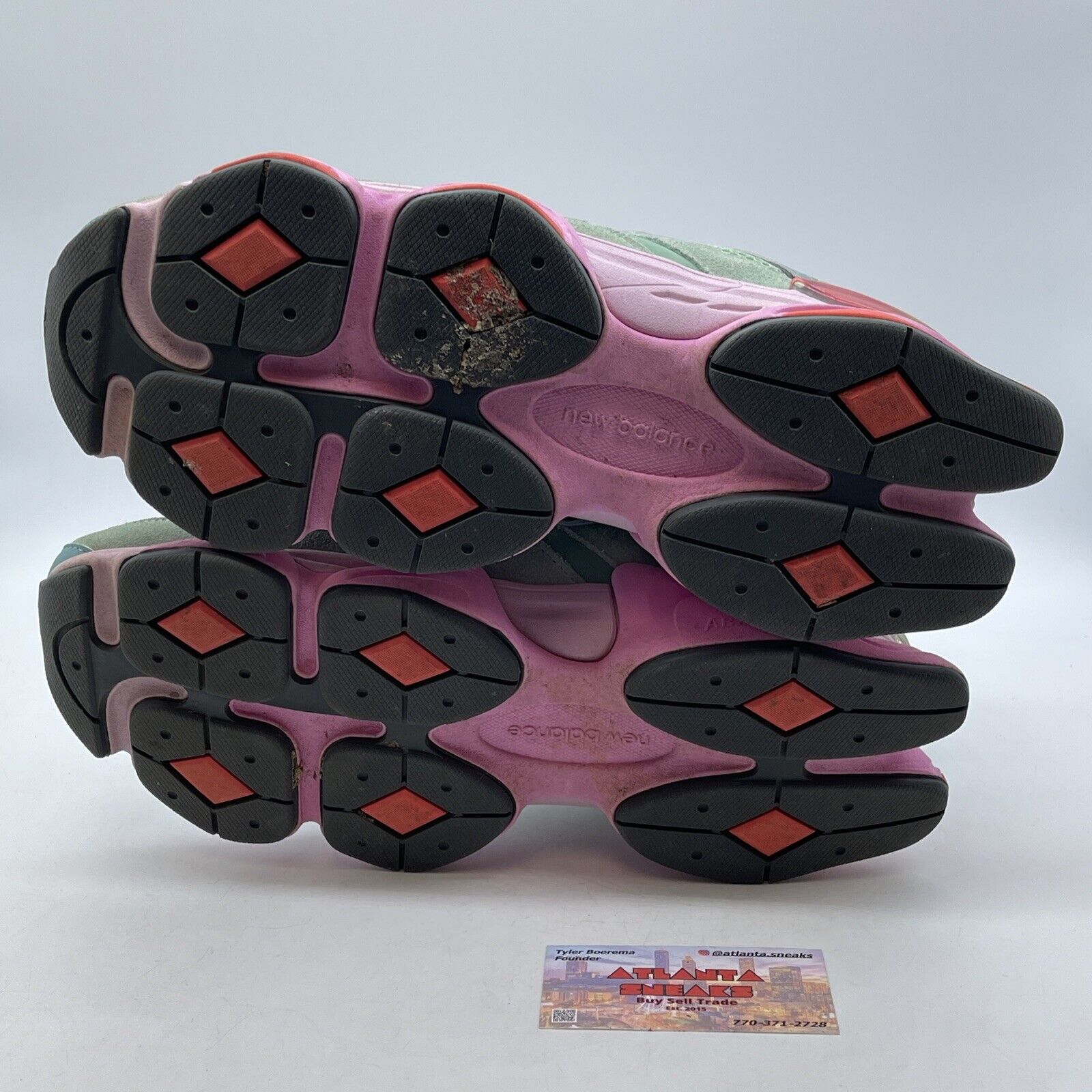 Size 10 - New Balance 9060 Warped Blue Black Pink Purple Red Suede (U9060WRB)