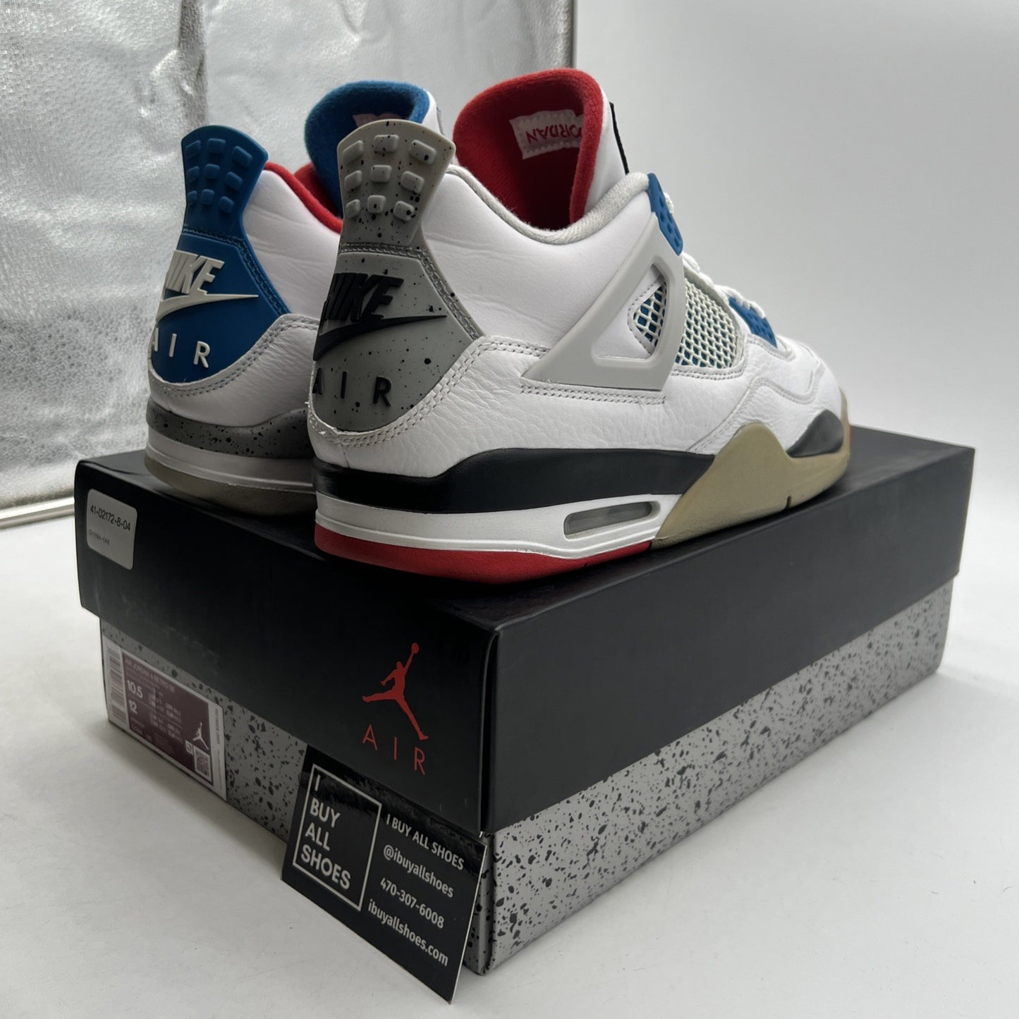 Size 10.5 - Air Jordan 4 Retro SE Mid What The 4 (CI1184-146)