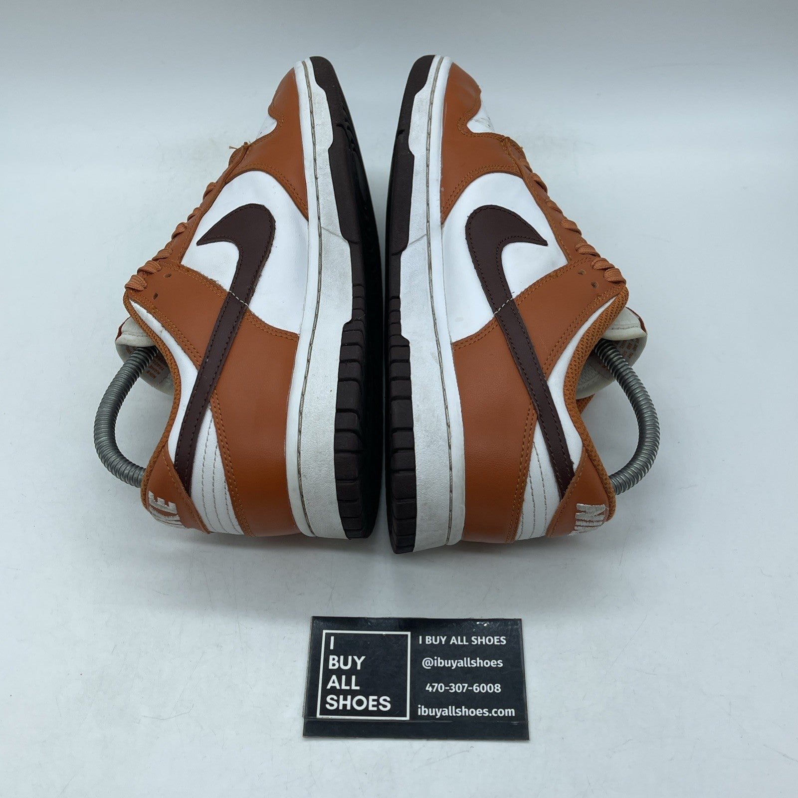 Size 9W - Nike Dunk Low Bronze Eclipse Orange White Leather (DQ4697-800)