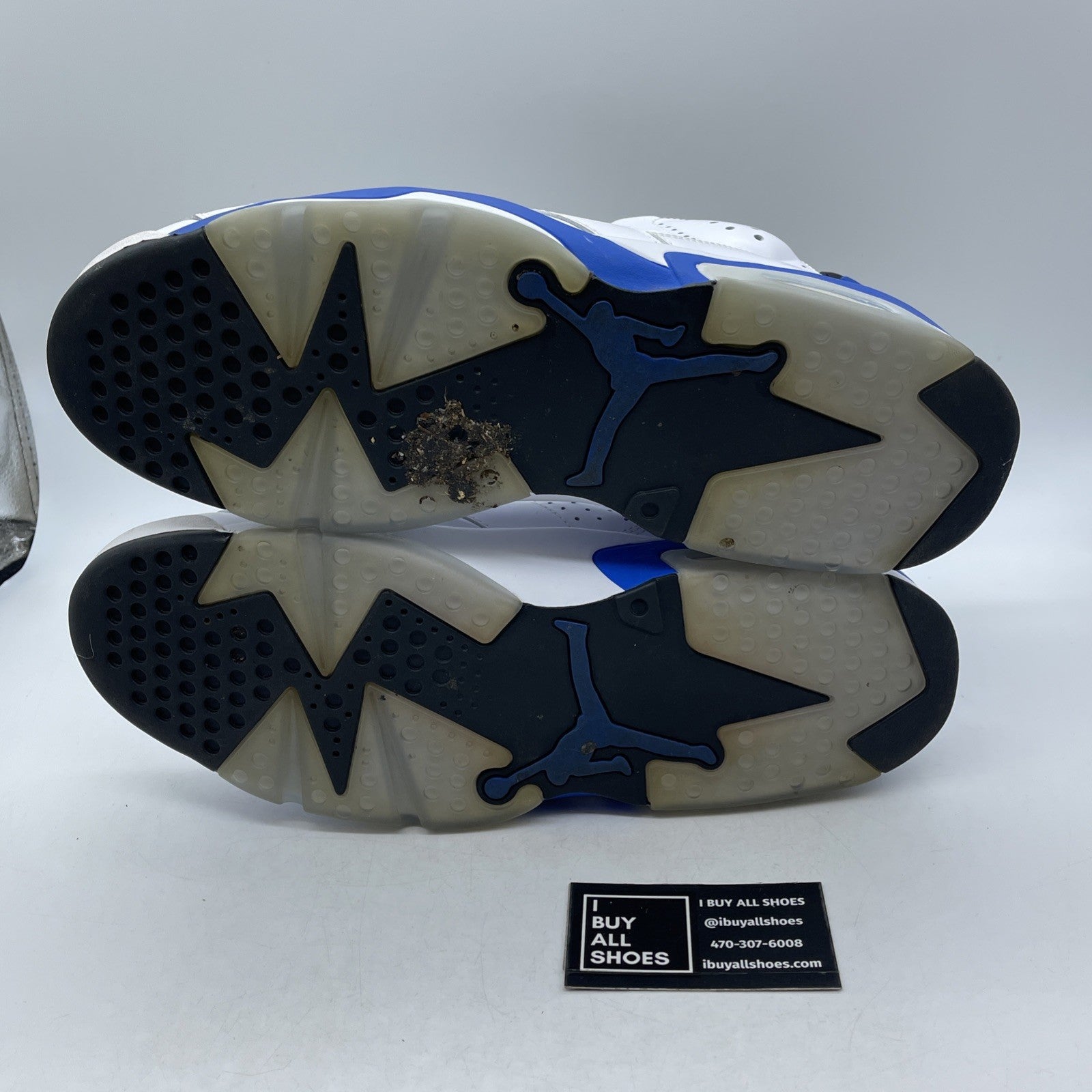 Size 14 - Air Jordan 6 Retro 2014 Sport Blue (384664-107)