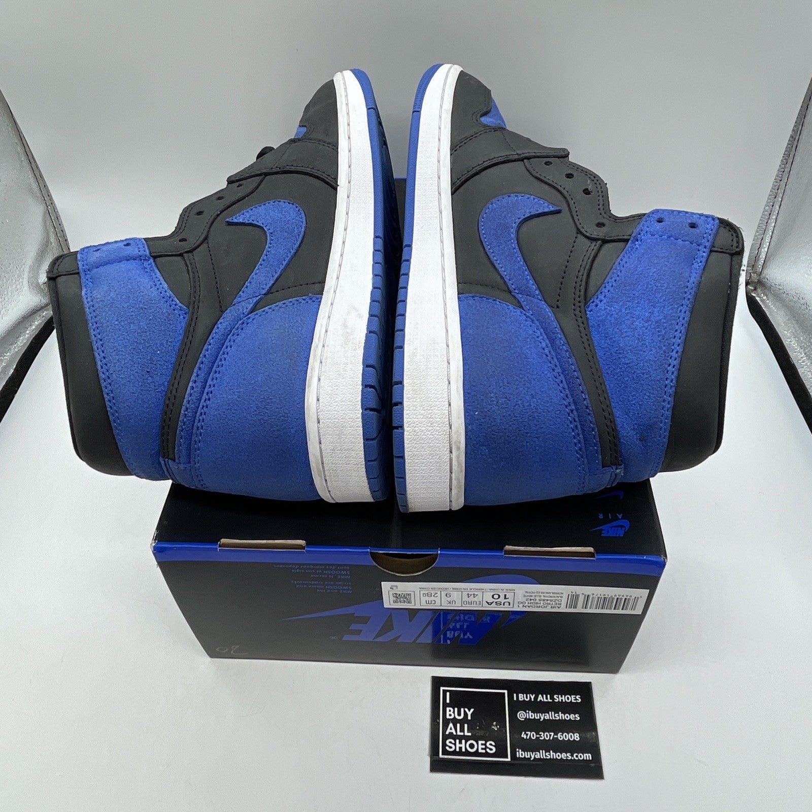 Size 10 - Air Jordan 1 Retro OG High Royal Reimagined Suede (DZ5485-042)