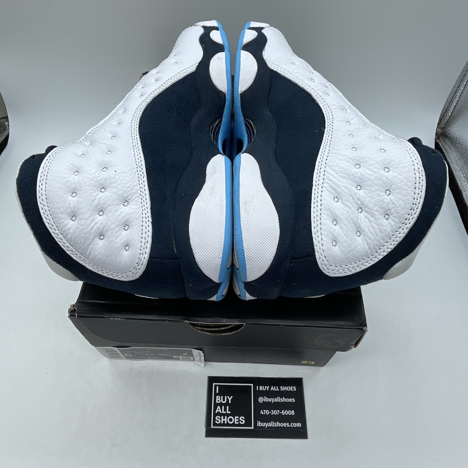 Size 6Y (GS) - Air Jordan 13 Retro Mid Obsidian 2021 (DJ3003-144)