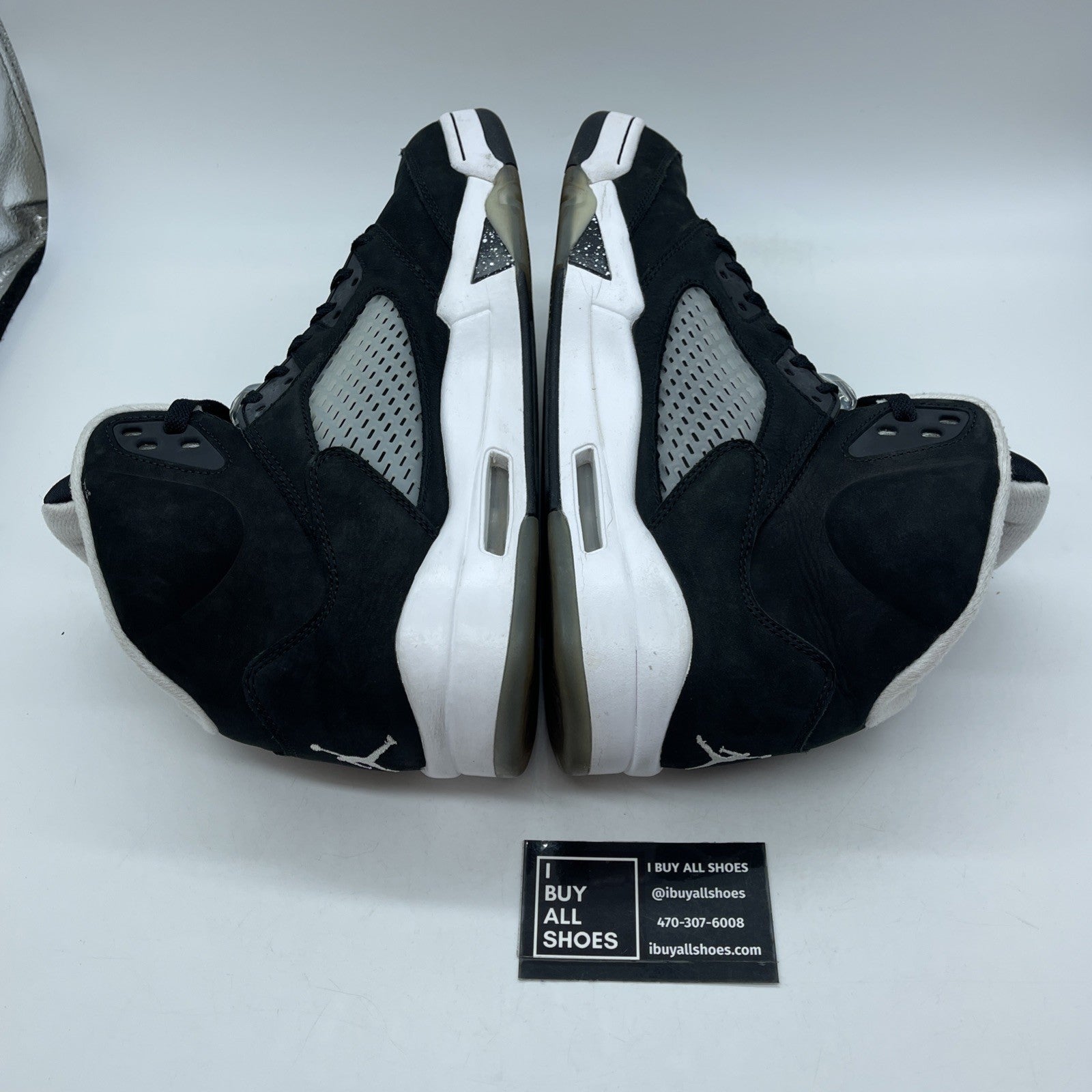 Size 12 - Jordan 5 Retro Mid Oreo Black White Suede (CT4838-011)
