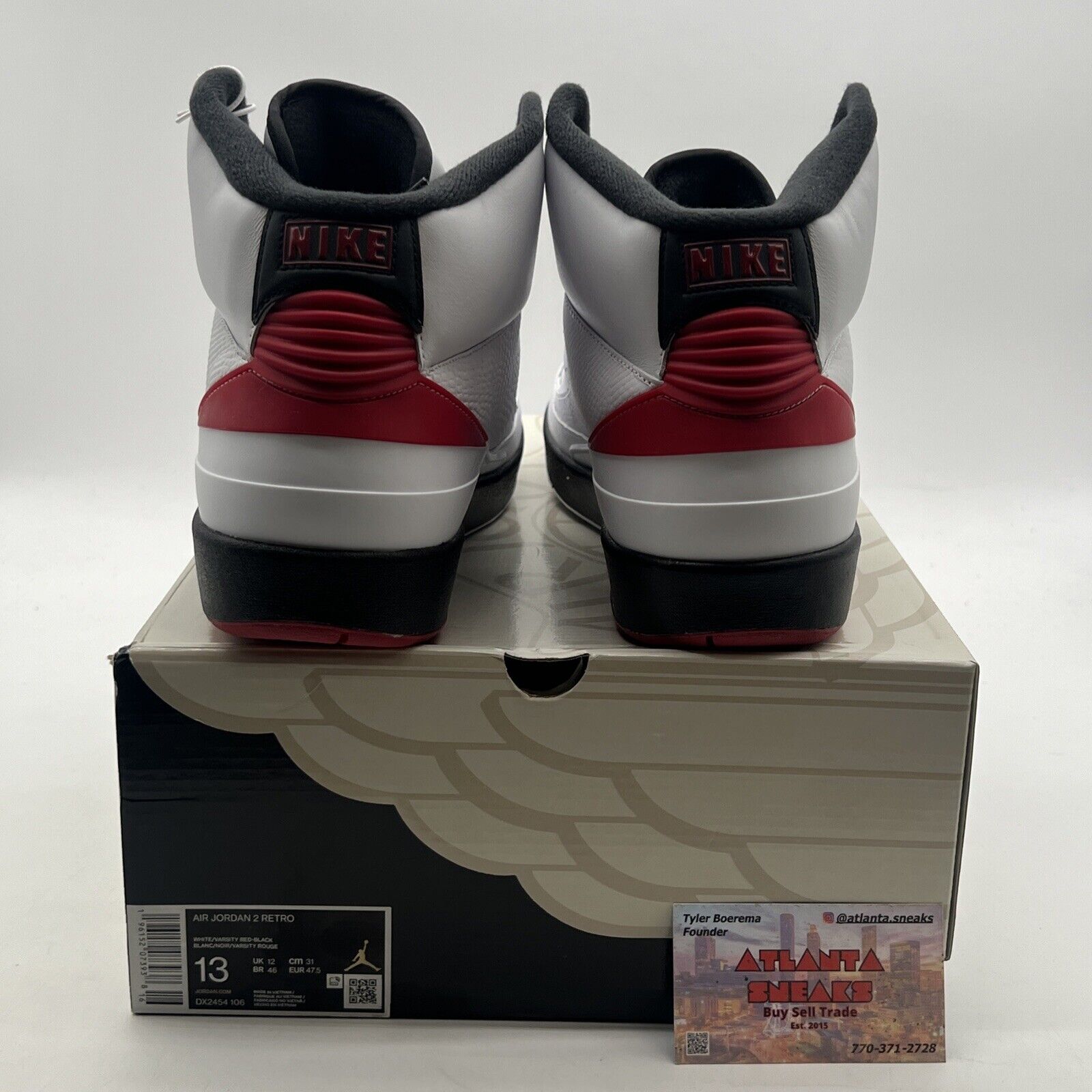 Size 13 - Air Jordan 2 Retro Mid Chicago (DX2454-106)