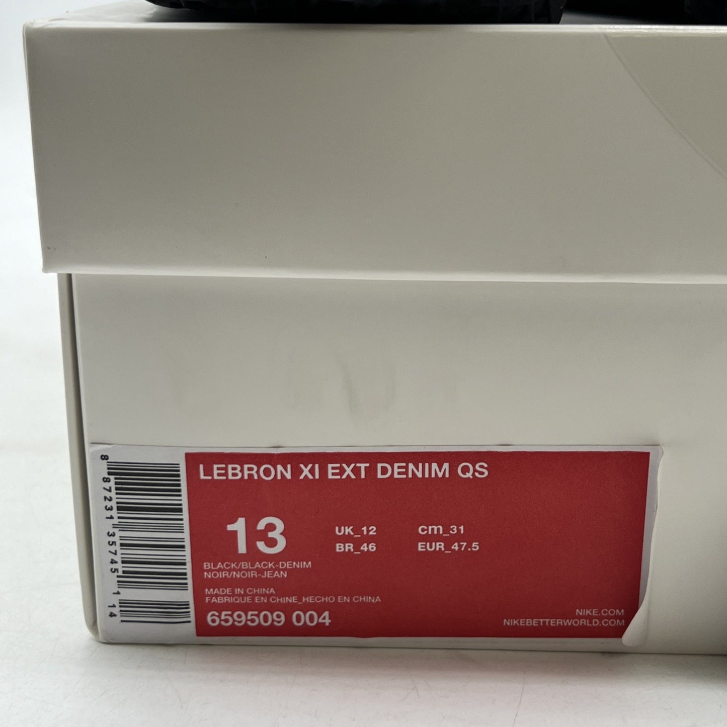 Size 13 - Nike LeBron 11 EXT Denim QS Denim (659509-004)