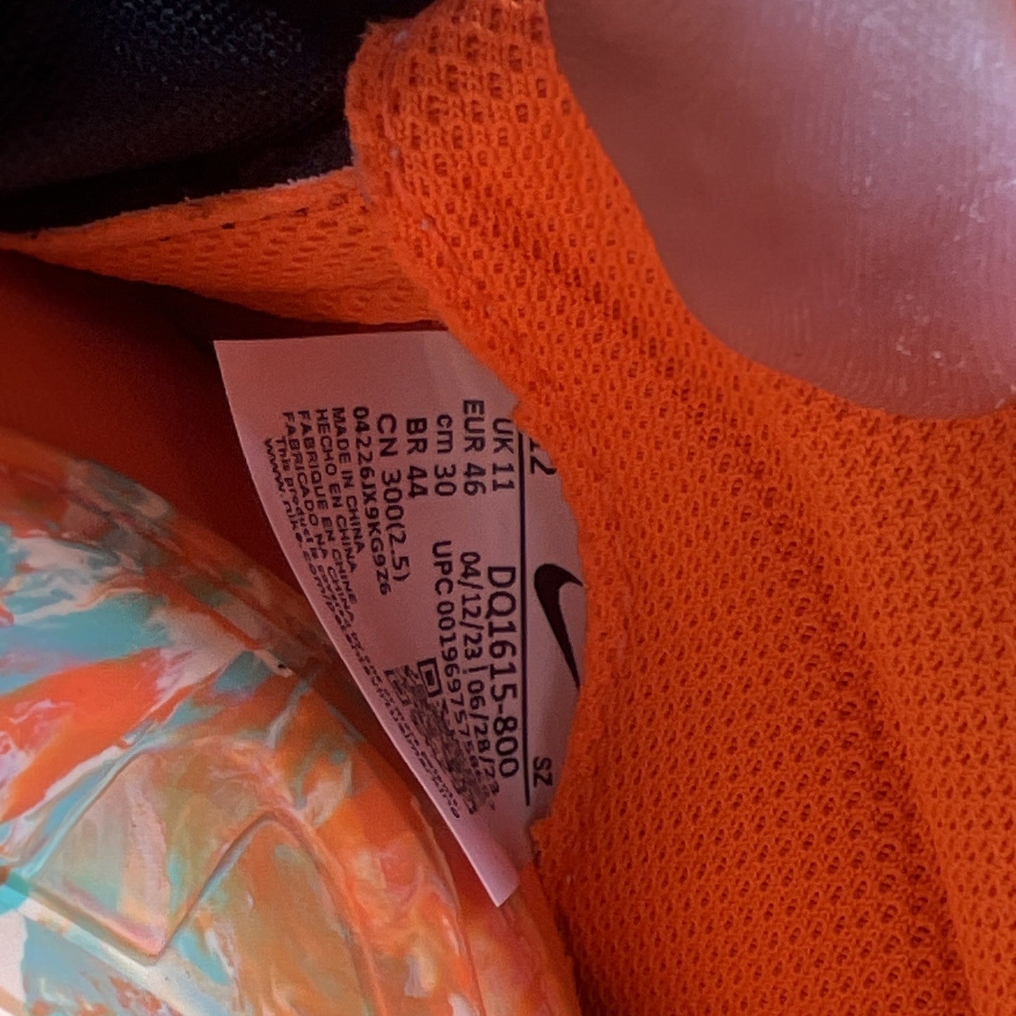 Size 12 - Nike Off-White x Air Terra Forma Mantra Orange (DQ1615-800)