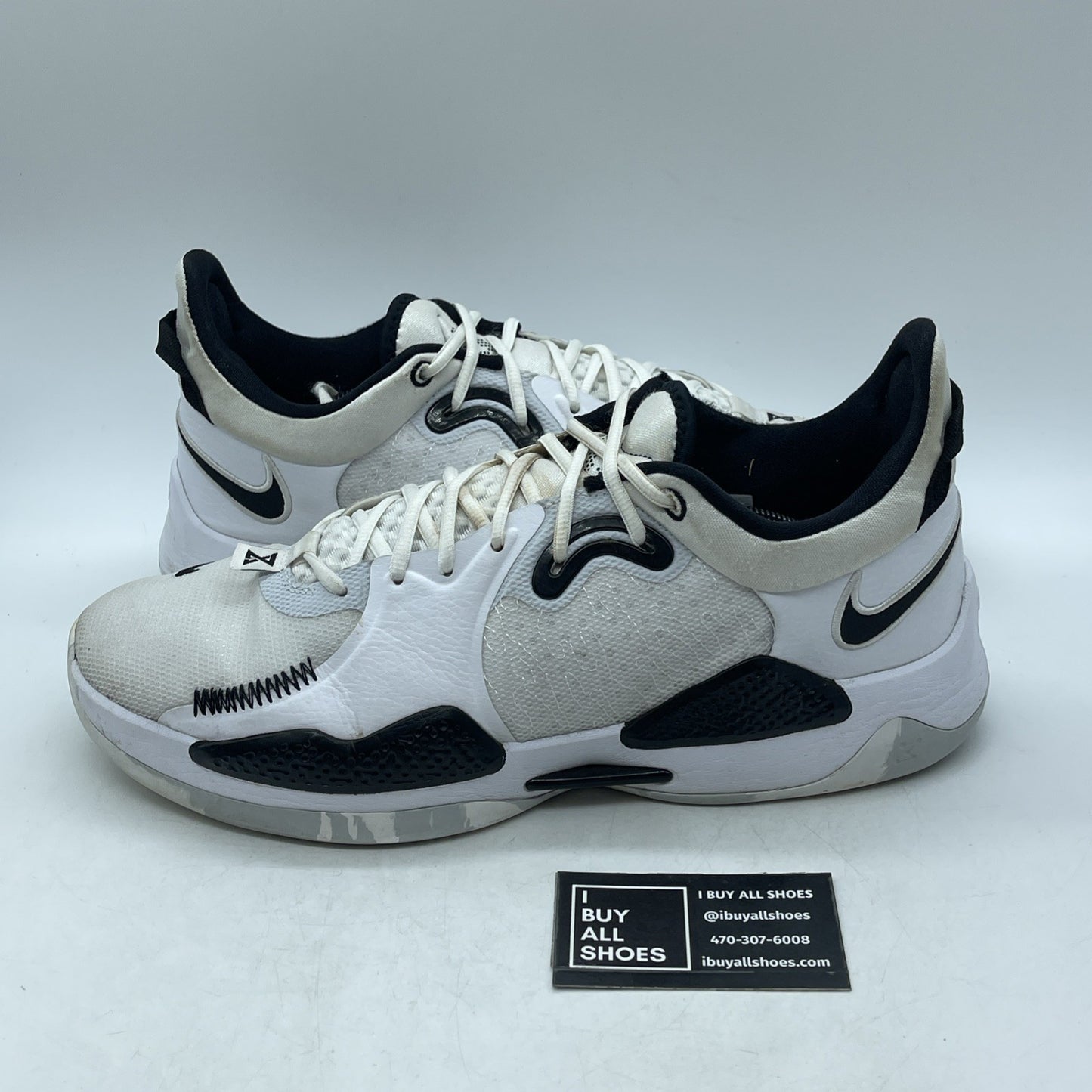 Size 14 - Nike PG 5 TB White Black (DA7758-100)