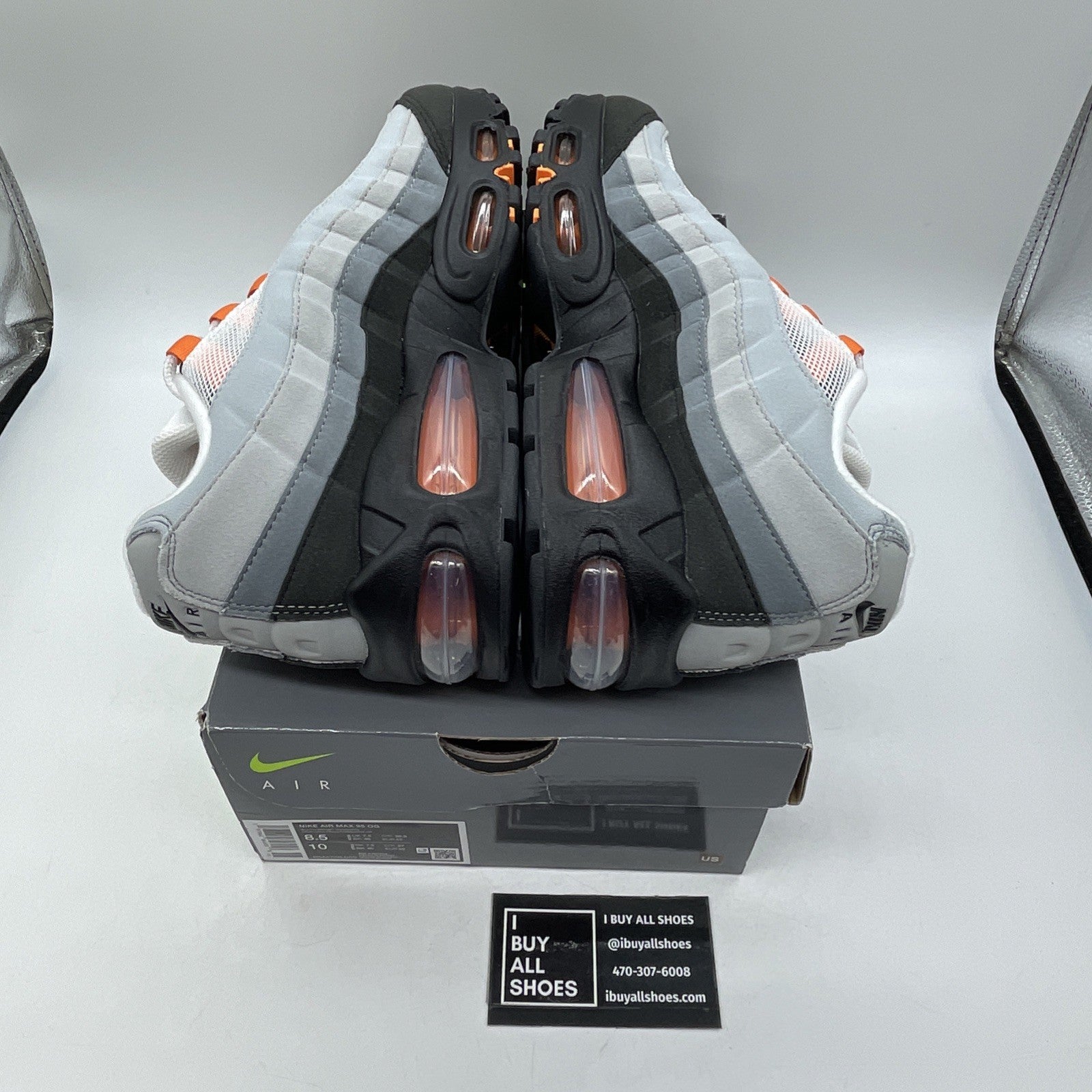 Size 8.5 - Nike Air Max 95 OG Big Bubble Bright Mandarin Orange 2.0 HM4740-101