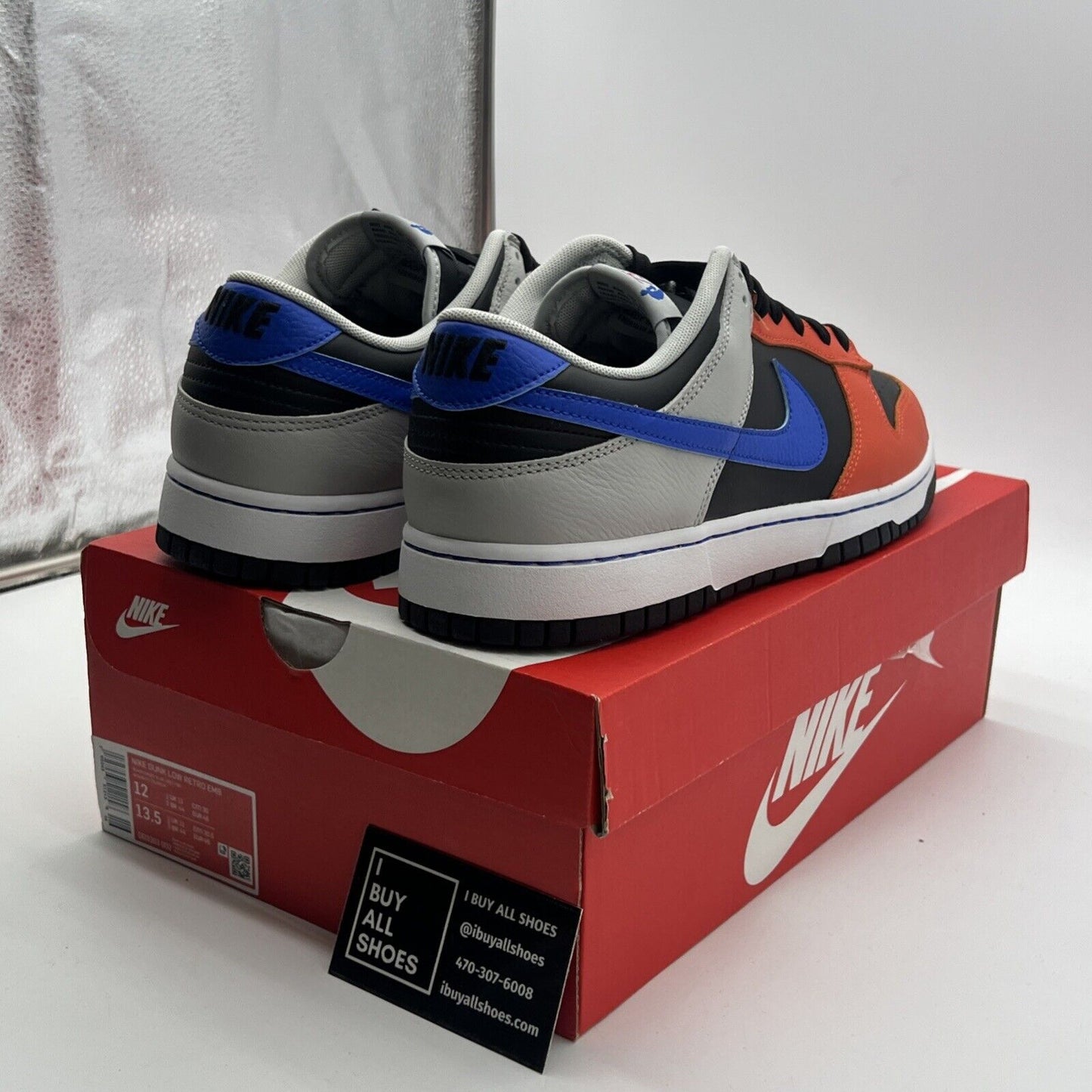 Size 12 - Nike NBA x Dunk EMB Low 75th Anniversary - Knicks (DD3363-002)