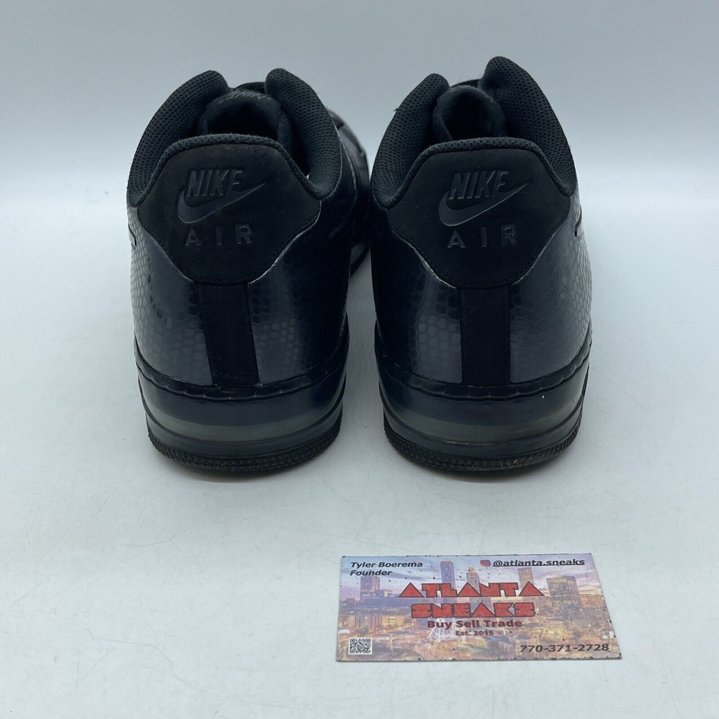 Size 13 - Nike Air Force 1 Foamposite Pro Low Black Snake (532461-002)