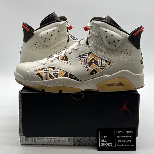 Size 11.5 - Air Jordan 6 Retro Quai 54 - Sail Gum (CZ4152-100)