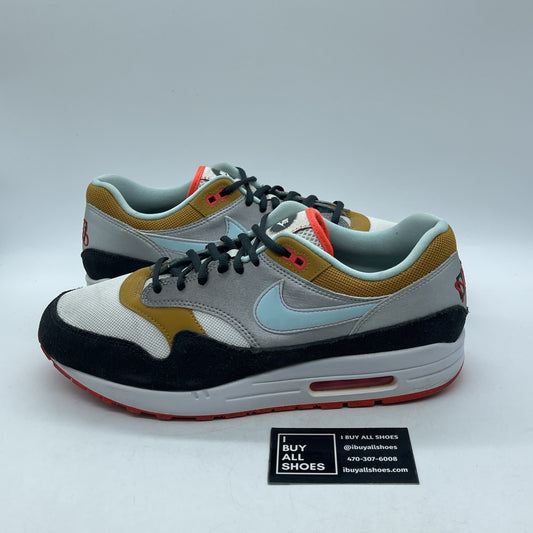 Size 11.5 - Nike Air Max 1 Graffiti Black White Grey Suede Leather (CZ8138-100)