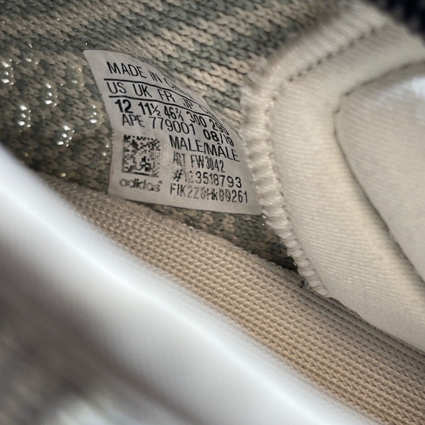 Size 12 - Yeezy Boost 350 V2 Citrin Non-Reflective Blue White Suede (FW3042)