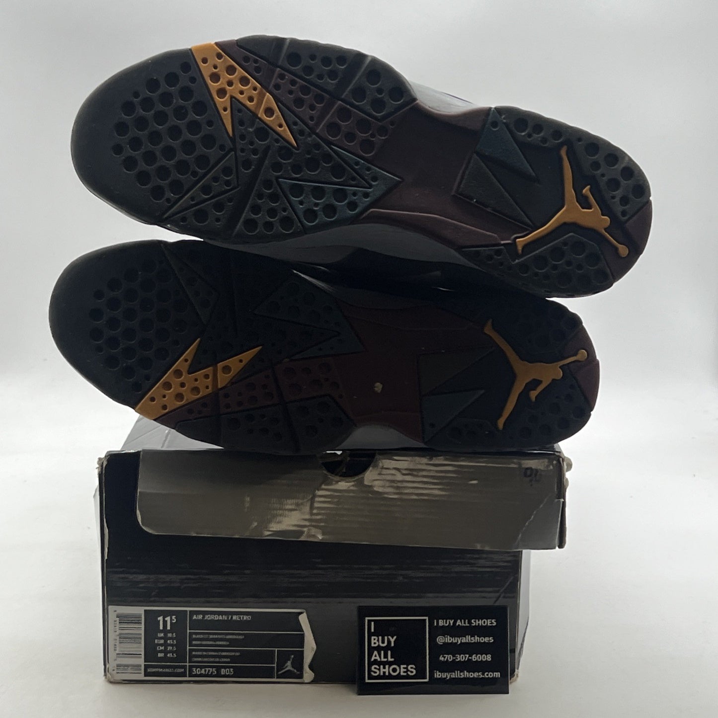 Size 11.5 - Air Jordan 7 Retro 2011 Bordeaux (304775-003)