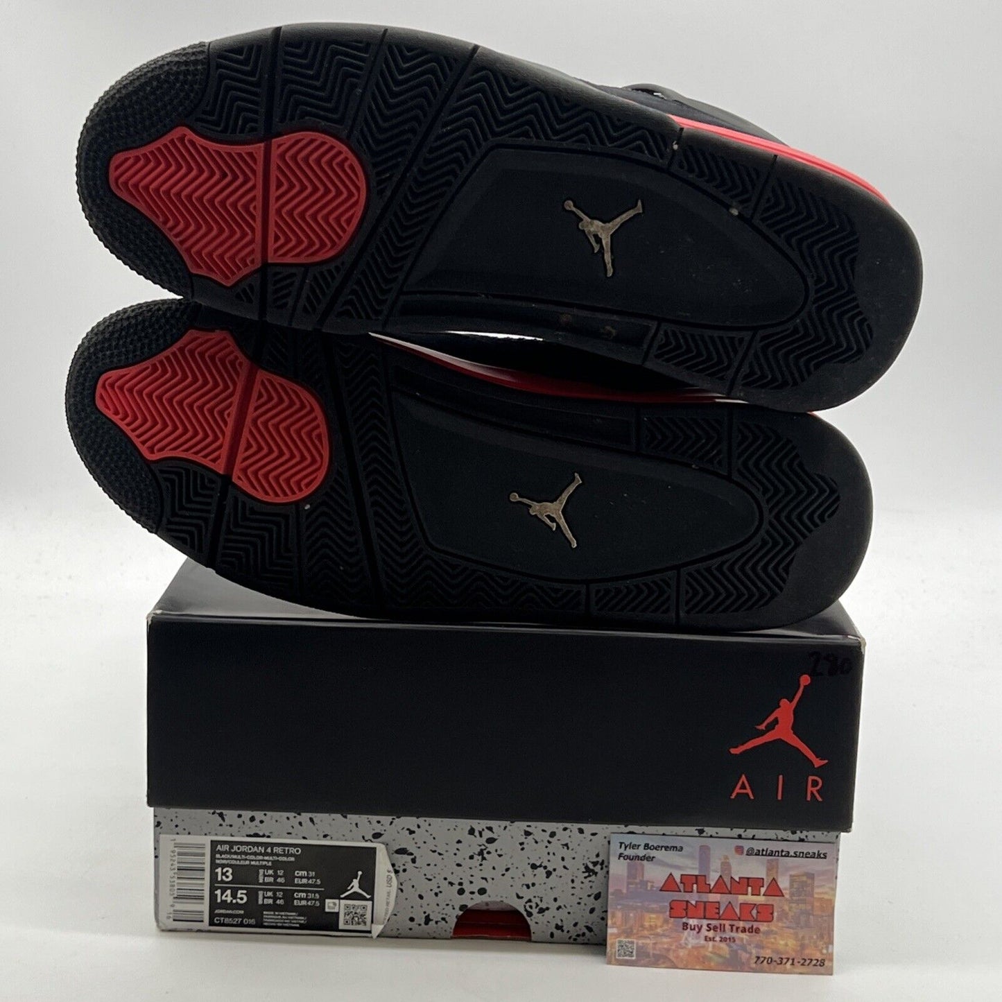 Size 13 - Air Jordan 4 Retro Mid Red Thunder (CT8527-016)