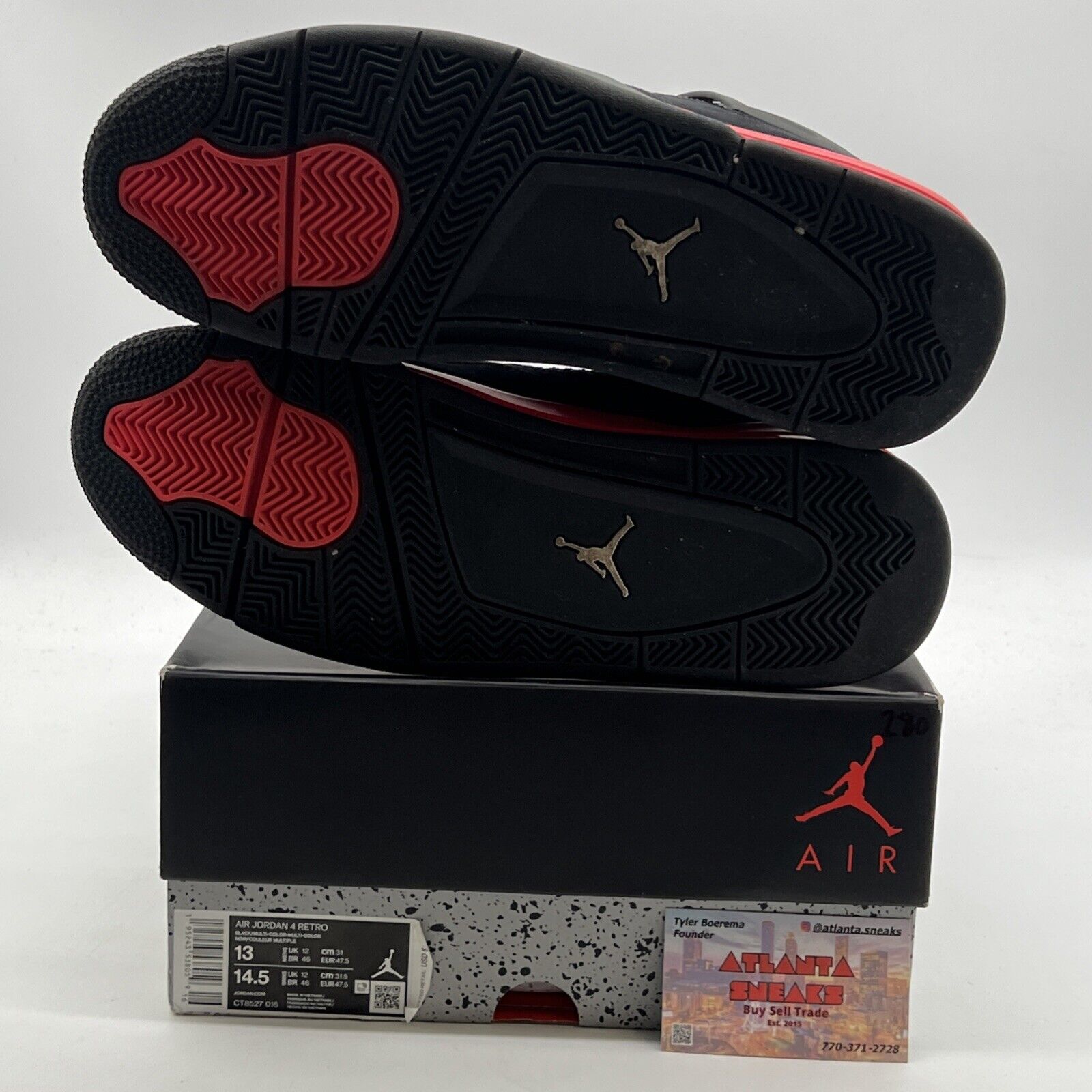 Size 13 - Air Jordan 4 Retro Mid Red Thunder (CT8527-016)
