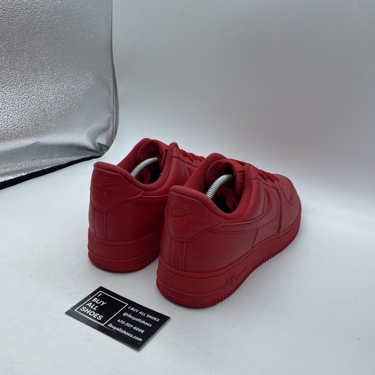 Size 11.5 - Nike Air Force 1 Low Triple Red Leather (CW6999-600)
