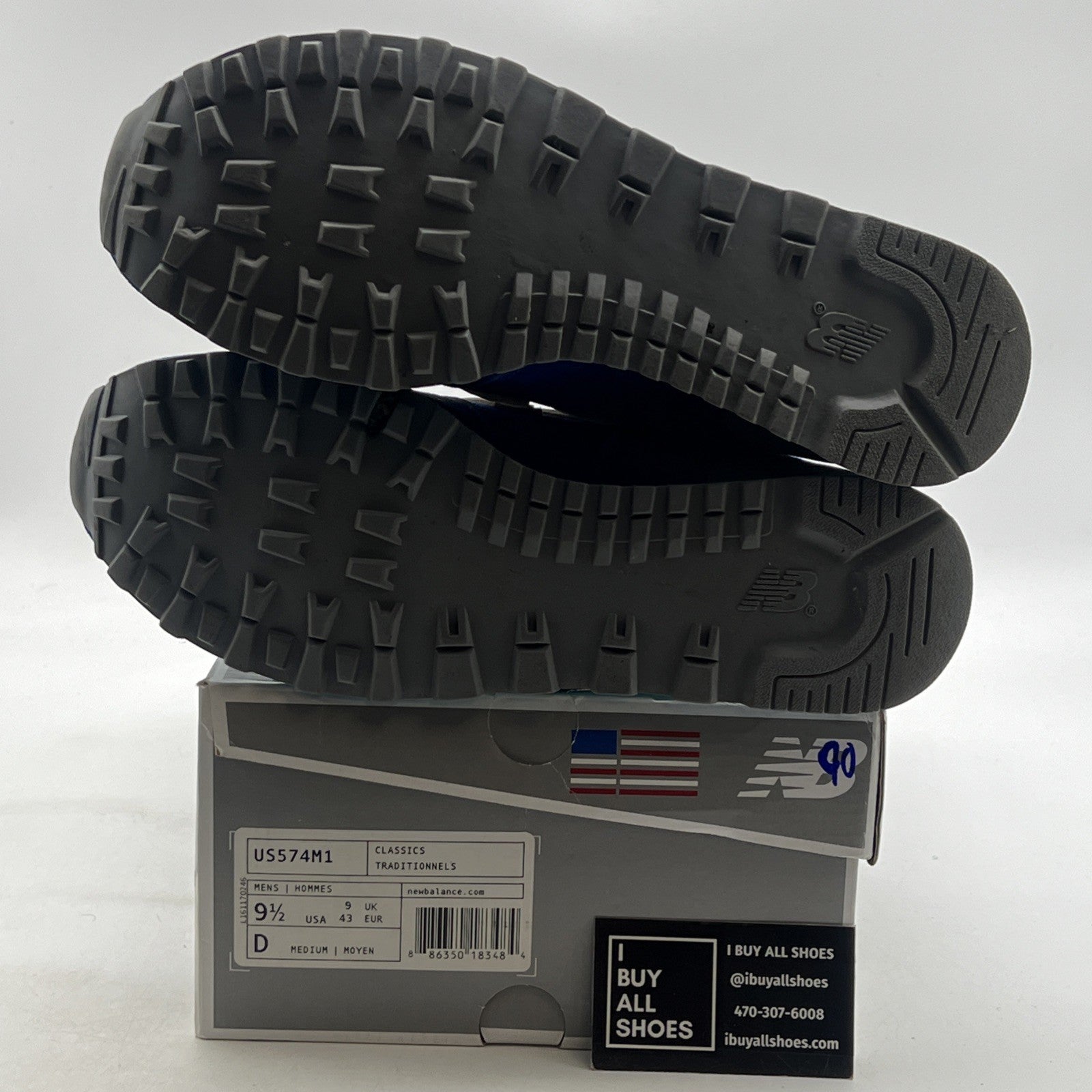 Size 9.5 - New Balance NB1 574 Blue Aqua (US574M1)