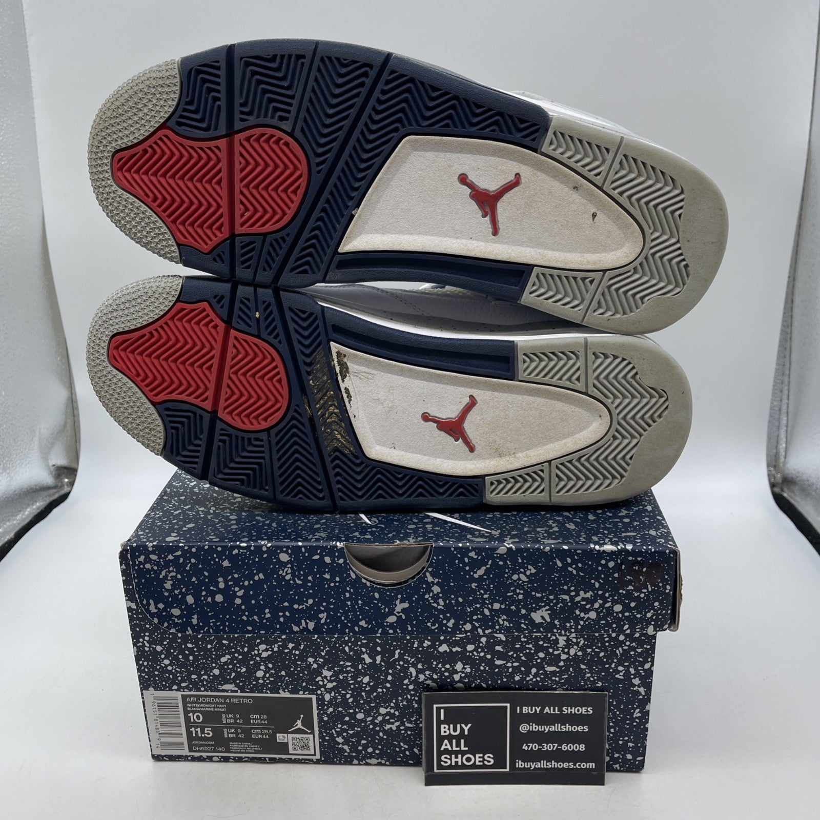 Size 10 - Air Jordan 4 Retro Mid Midnight Navy (DH6927-140)