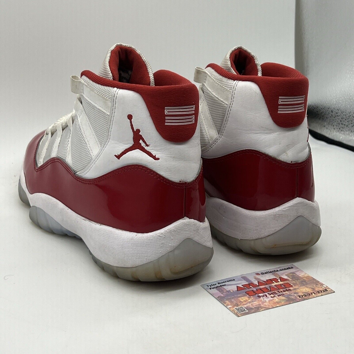 Size 9.5 - Jordan 11 Retro High Cherry White Red Leather (CT8012-116)