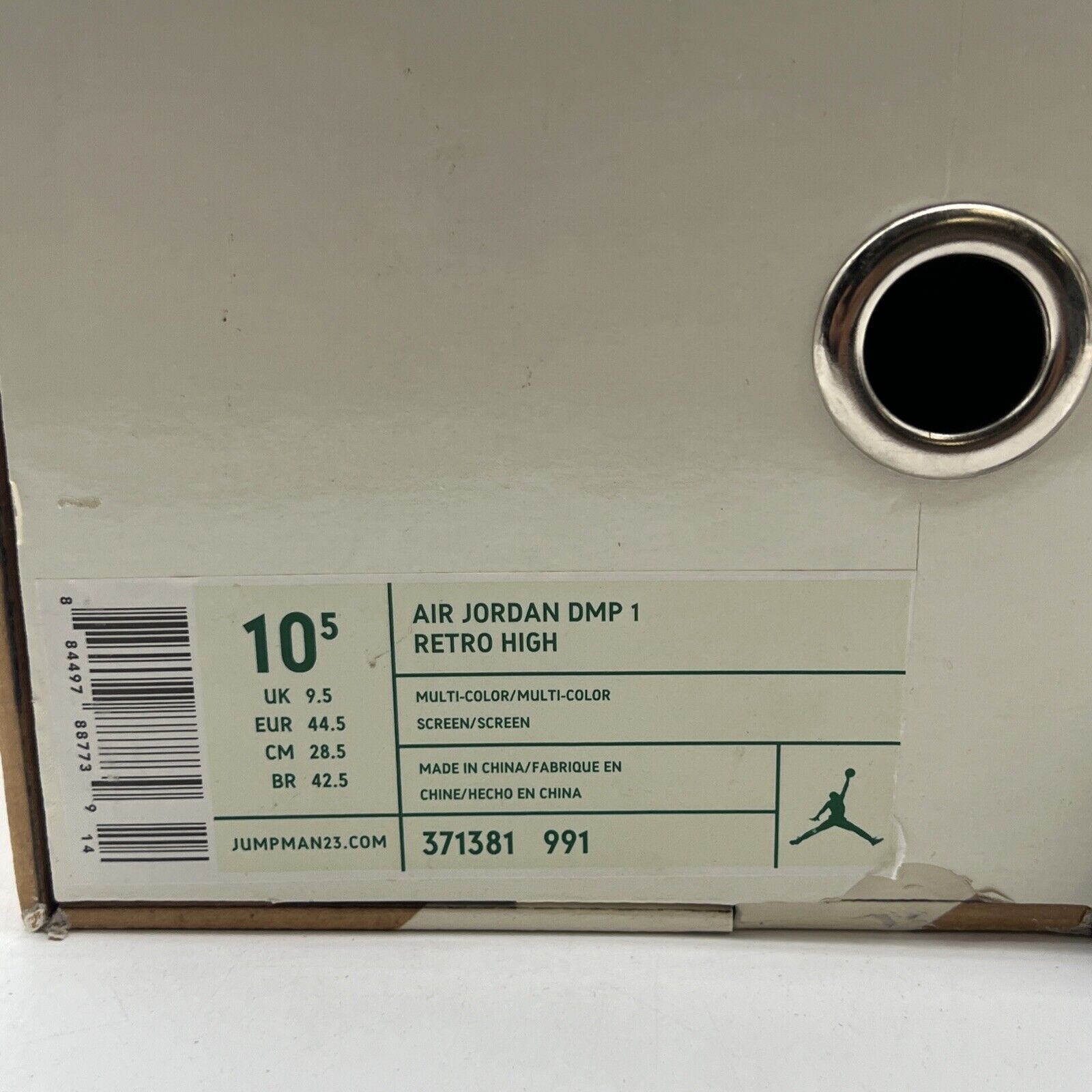 Size 10.5 - Air Jordan 1 Retro DMP High Chicago Bulls (332550-061)