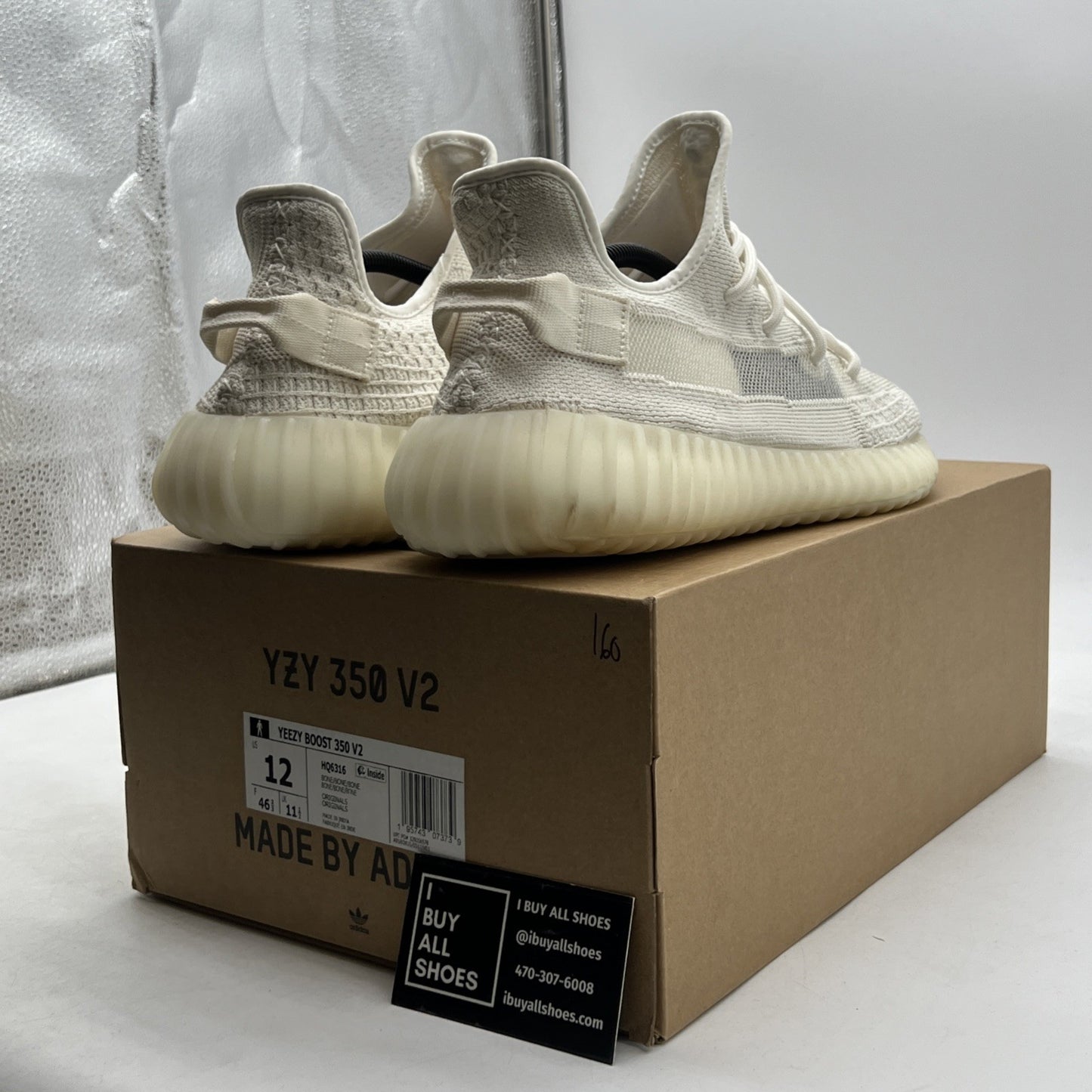 Size 12 - adidas Yeezy Boost 350 V2 Low Bone (HQ6316)
