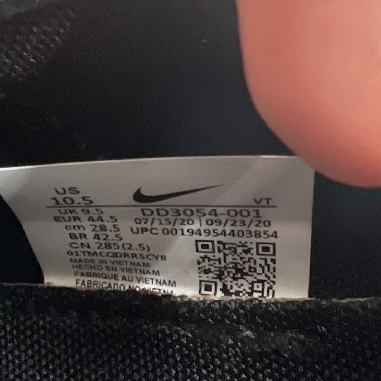 Size 10.5 - Nike Air VaporMax EVO NRG Collector's Closet (DD3054-001)