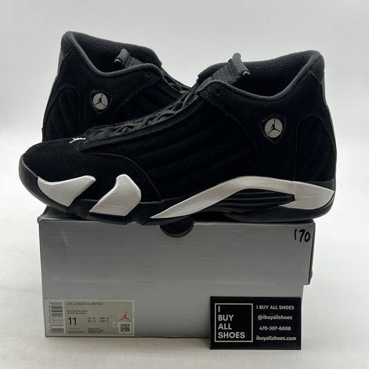 Size 11 - Air Jordan 14 Retro Black White (487471-016)